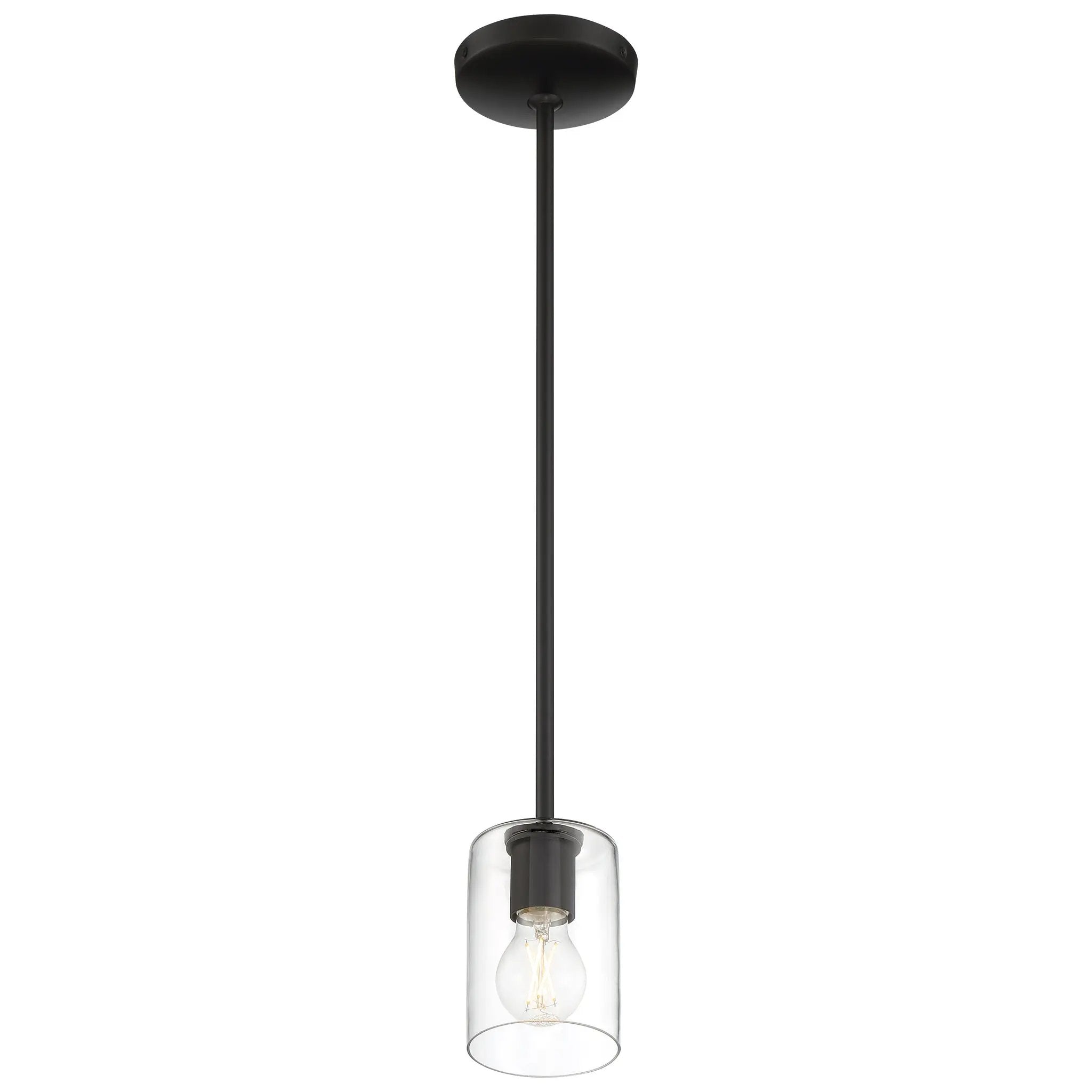 matte black led pendant