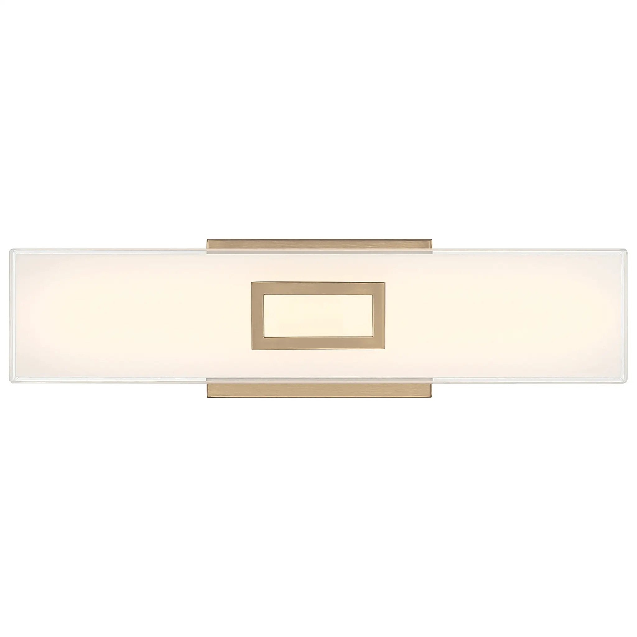 antique brushed brass led vanity