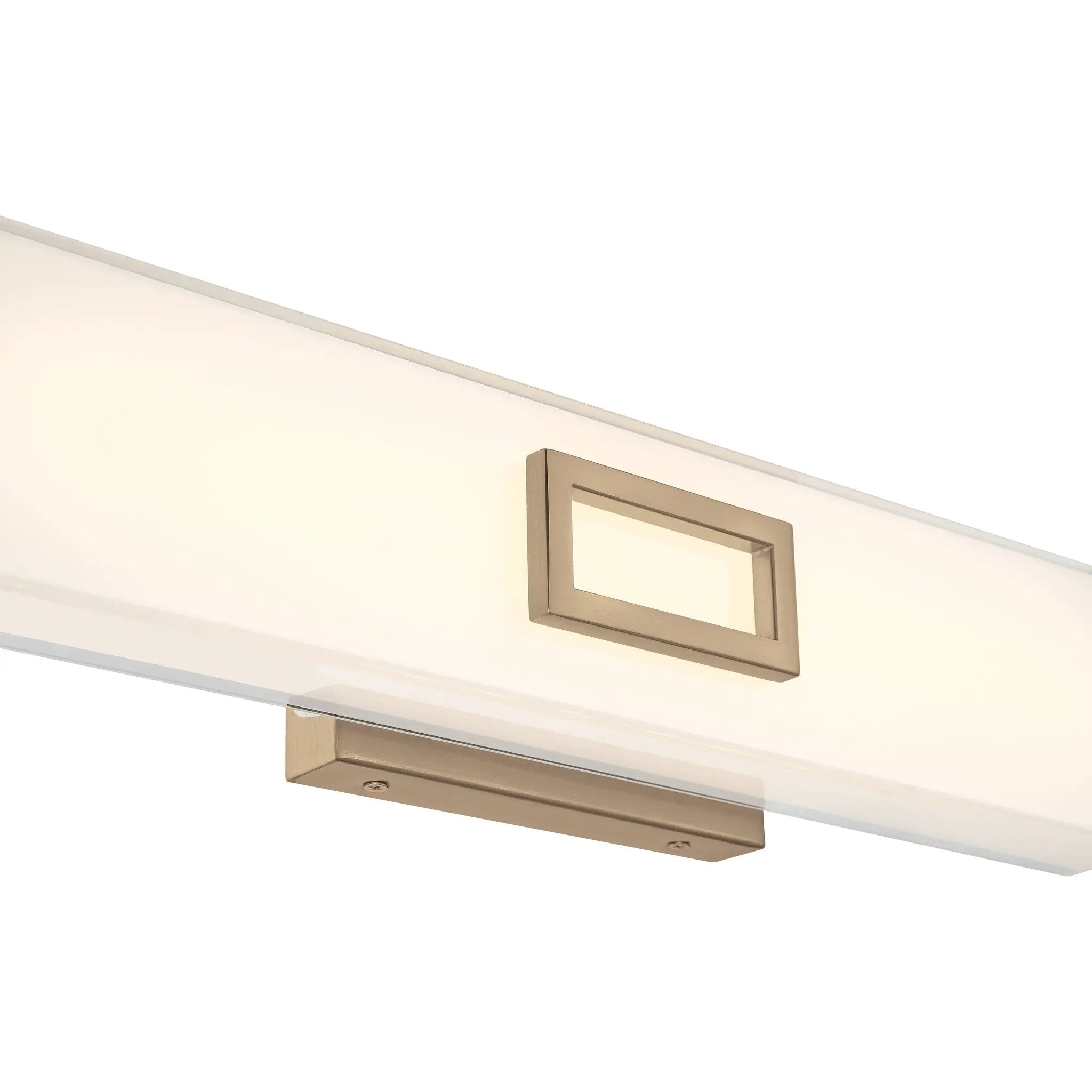 antique brushed brass led vanity