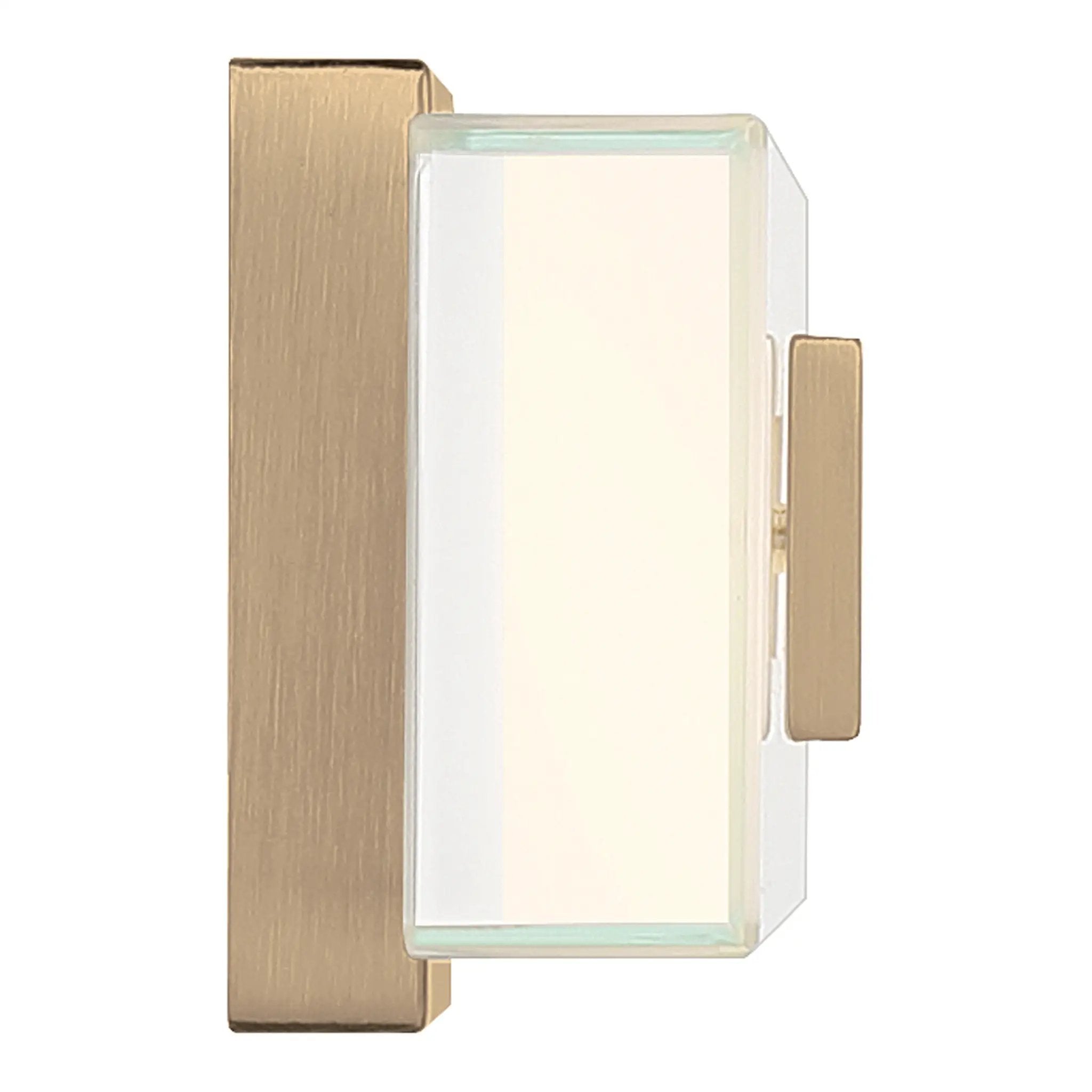 antique brushed brass led vanity