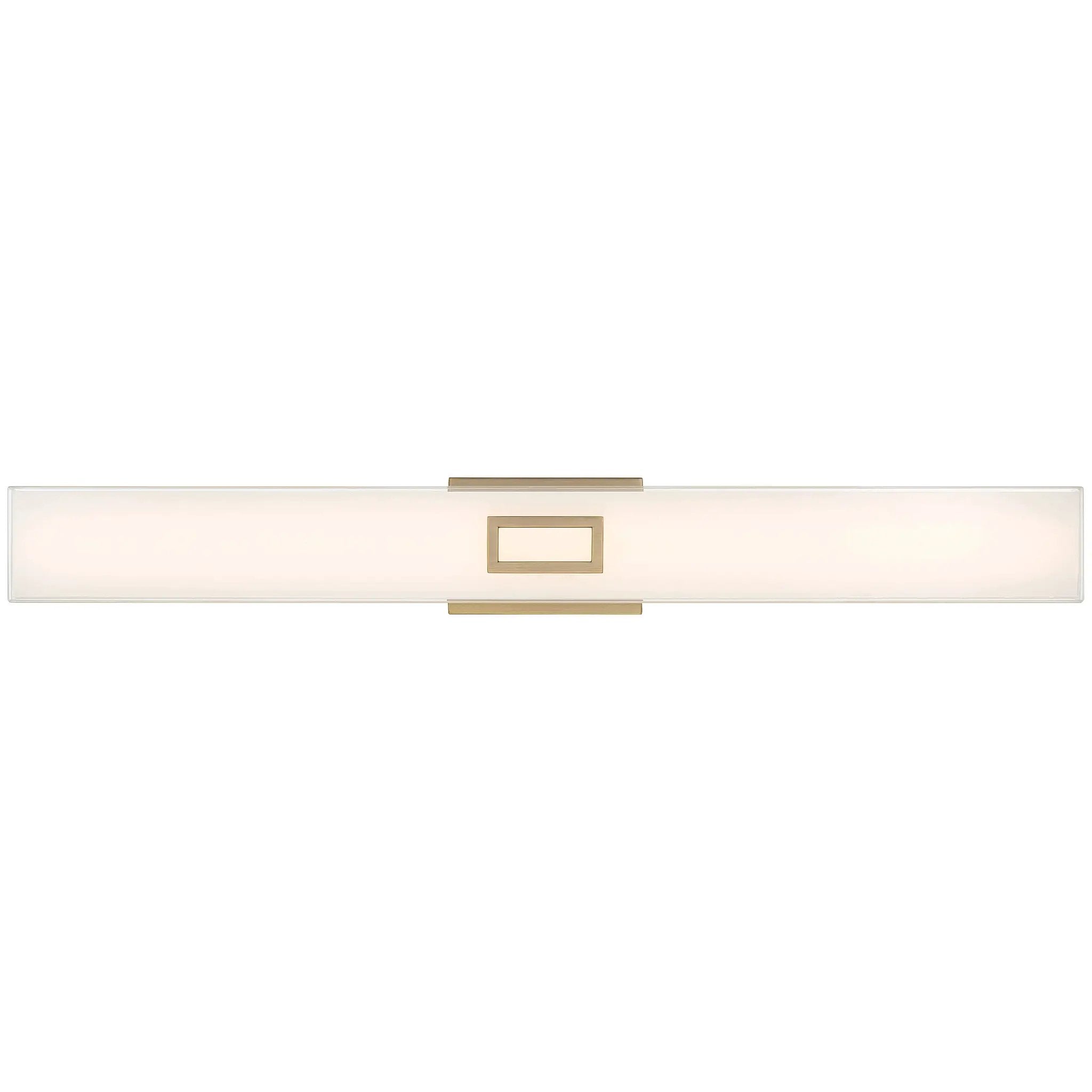 antique brushed brass led vanity