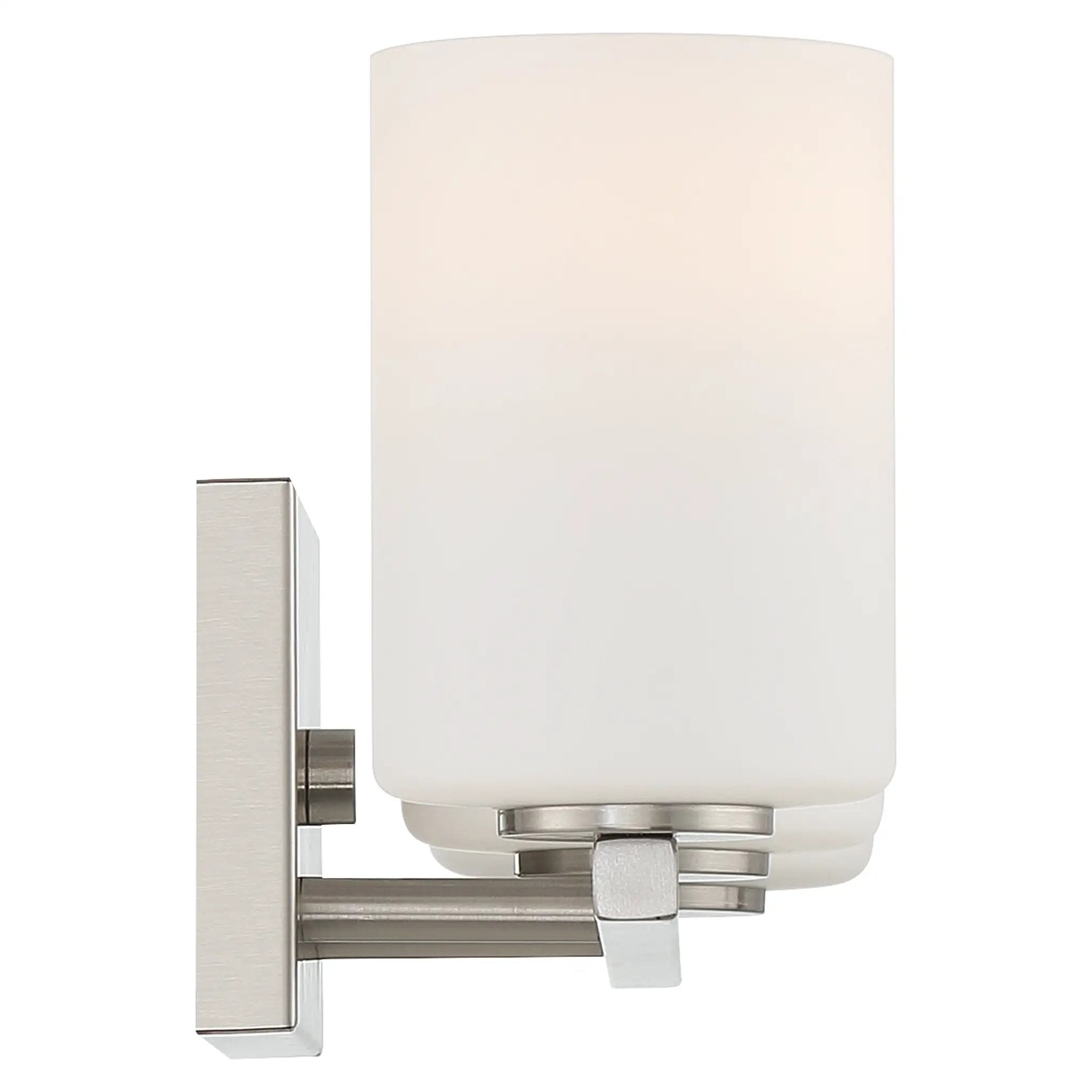 brushed steel 3 light led vanity