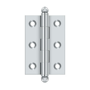 polished chrome hinge