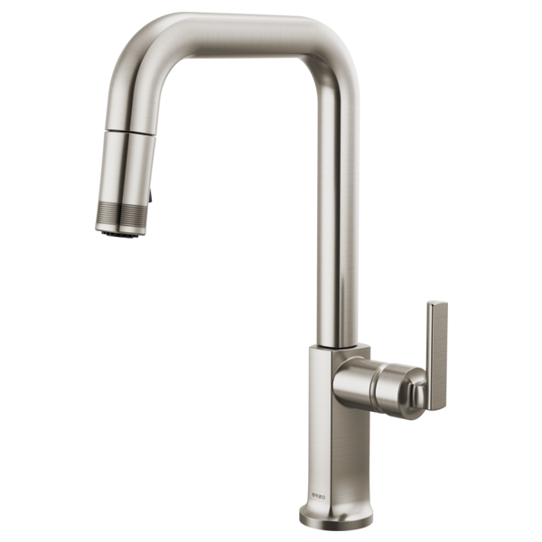 Brizo Kintsu Pull-Down Faucet with Square Spout - Less Handle