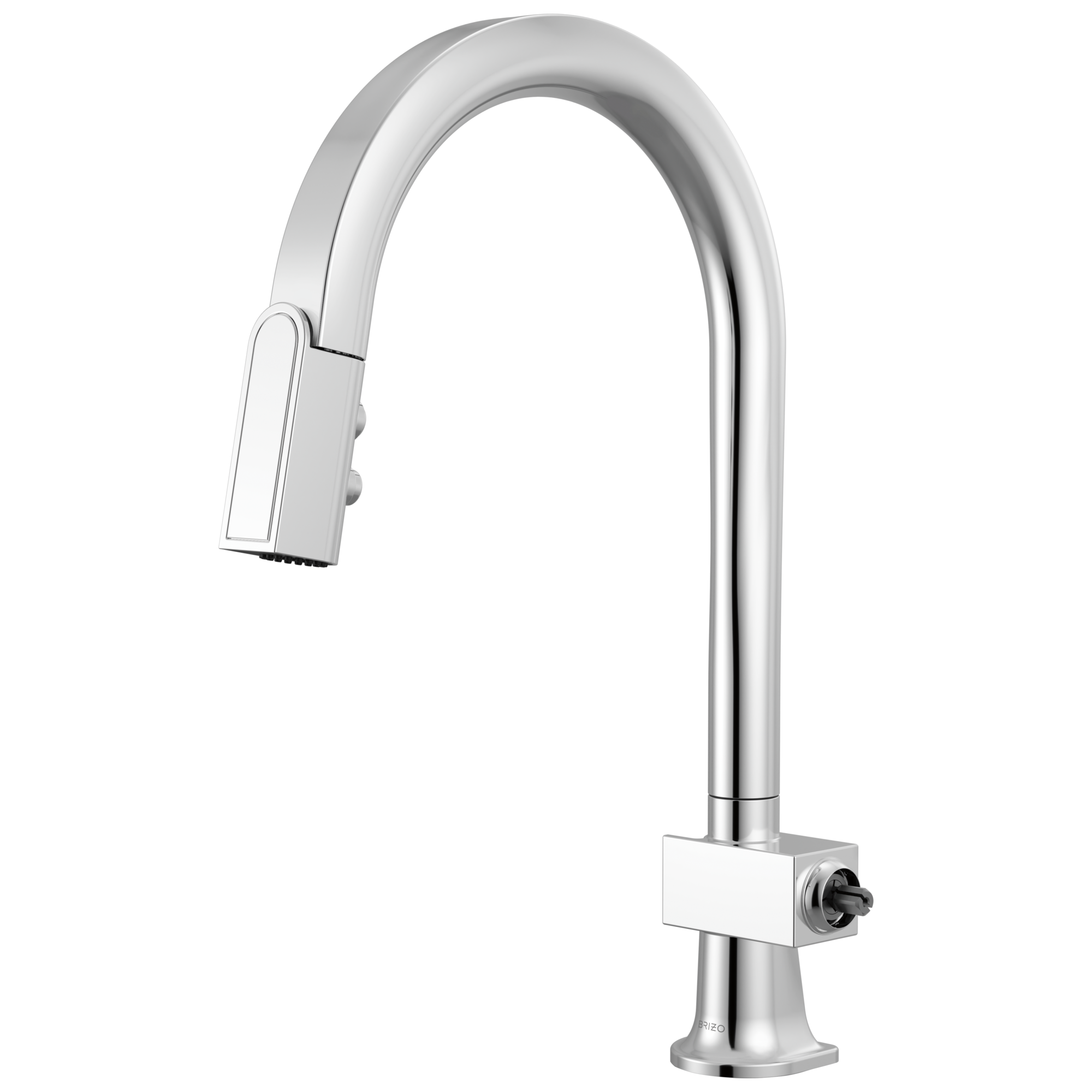 chrome kitchen faucet