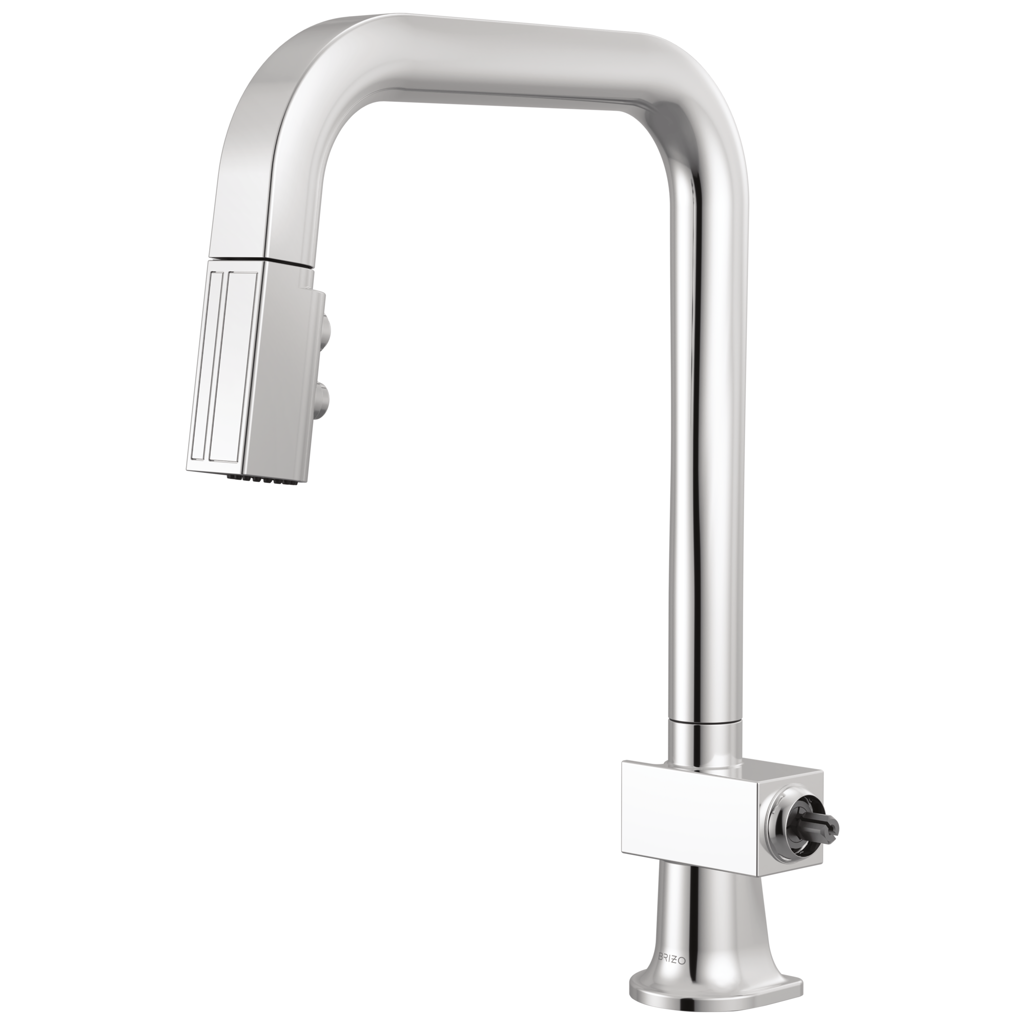 chrome kitchen faucet