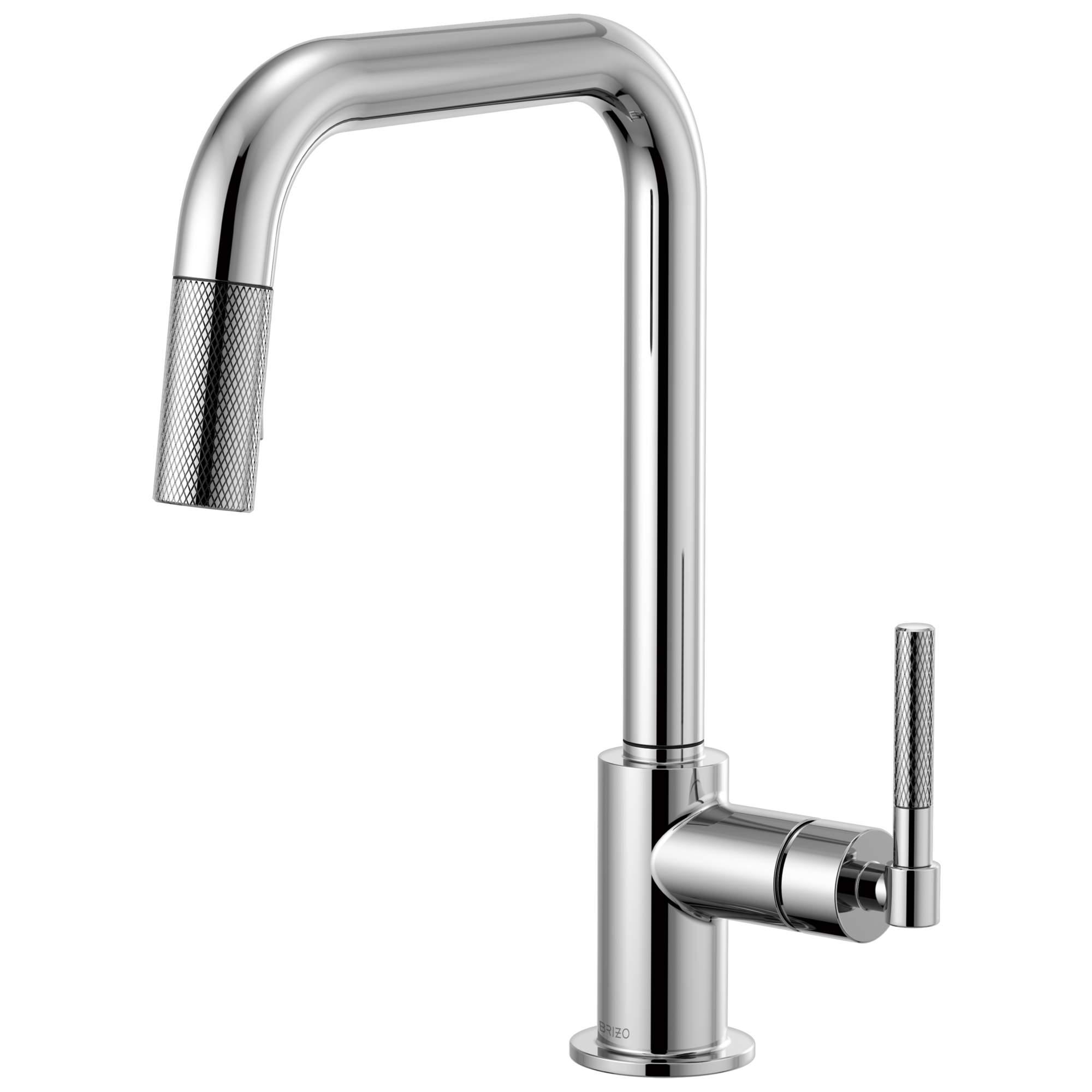 chrome pull-down faucet