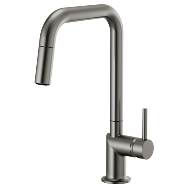 Brizo Odin Pull-Down Faucet With Square Spout - Less Handle