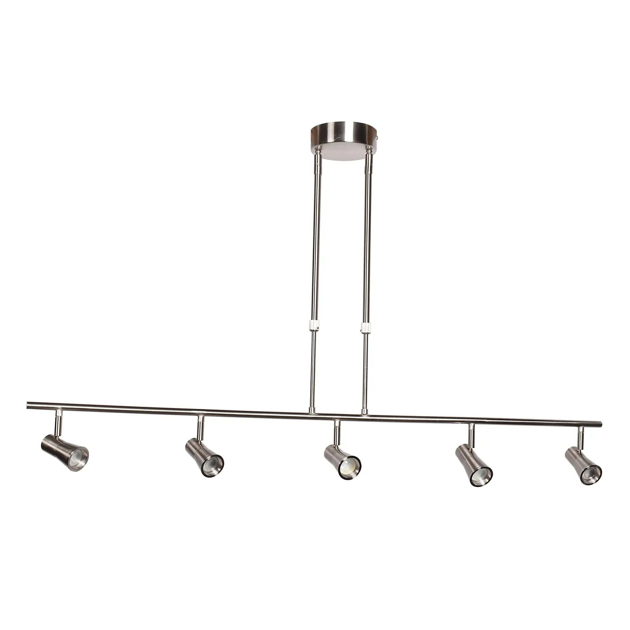 brushed steel led pendant