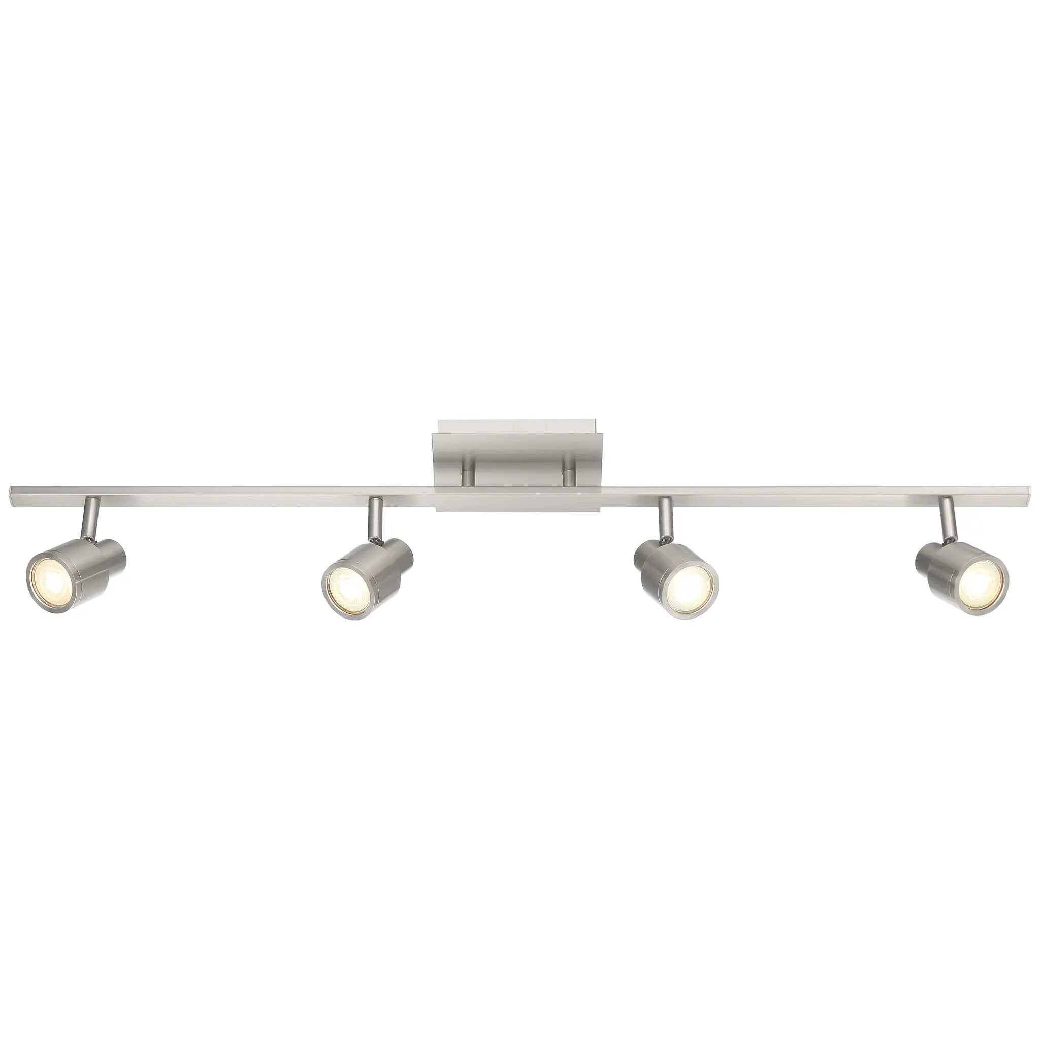 brushed steel adjustable led track