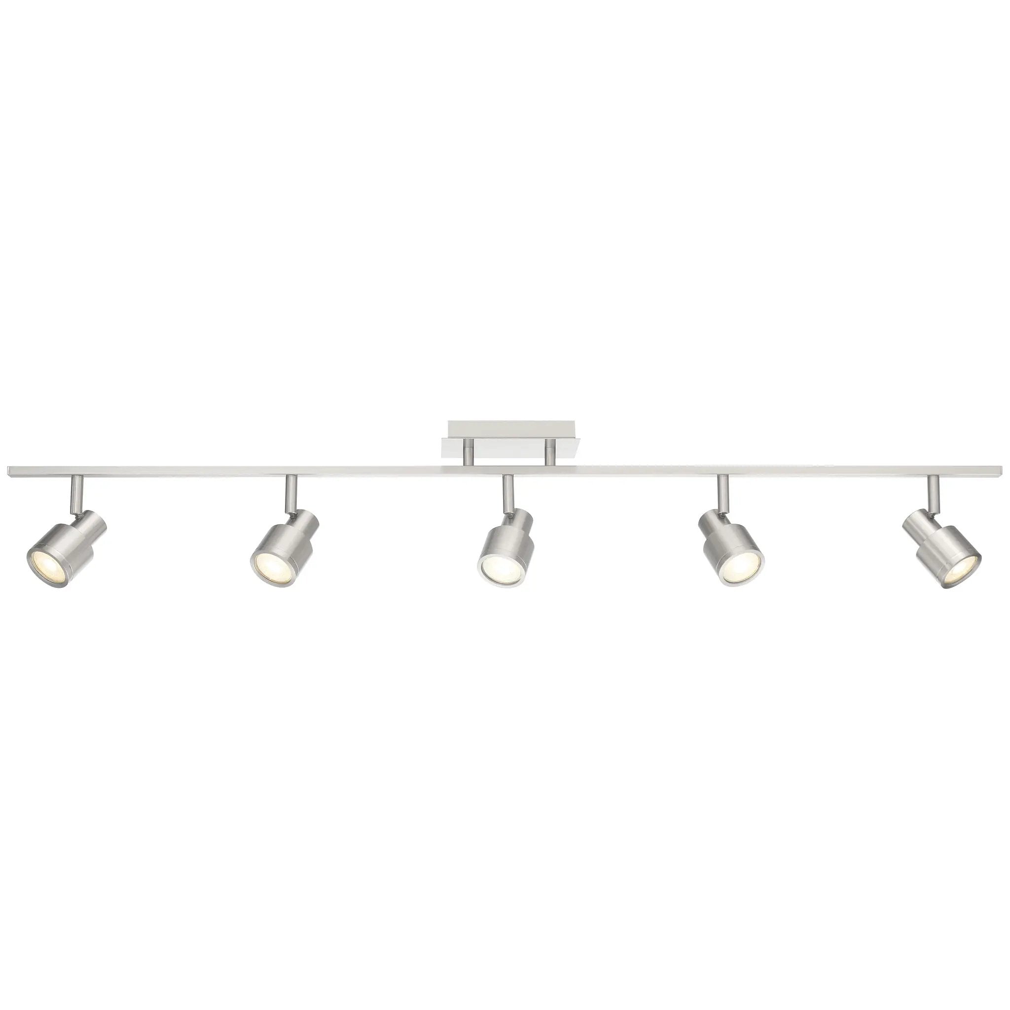 brushed steel adjustable led track