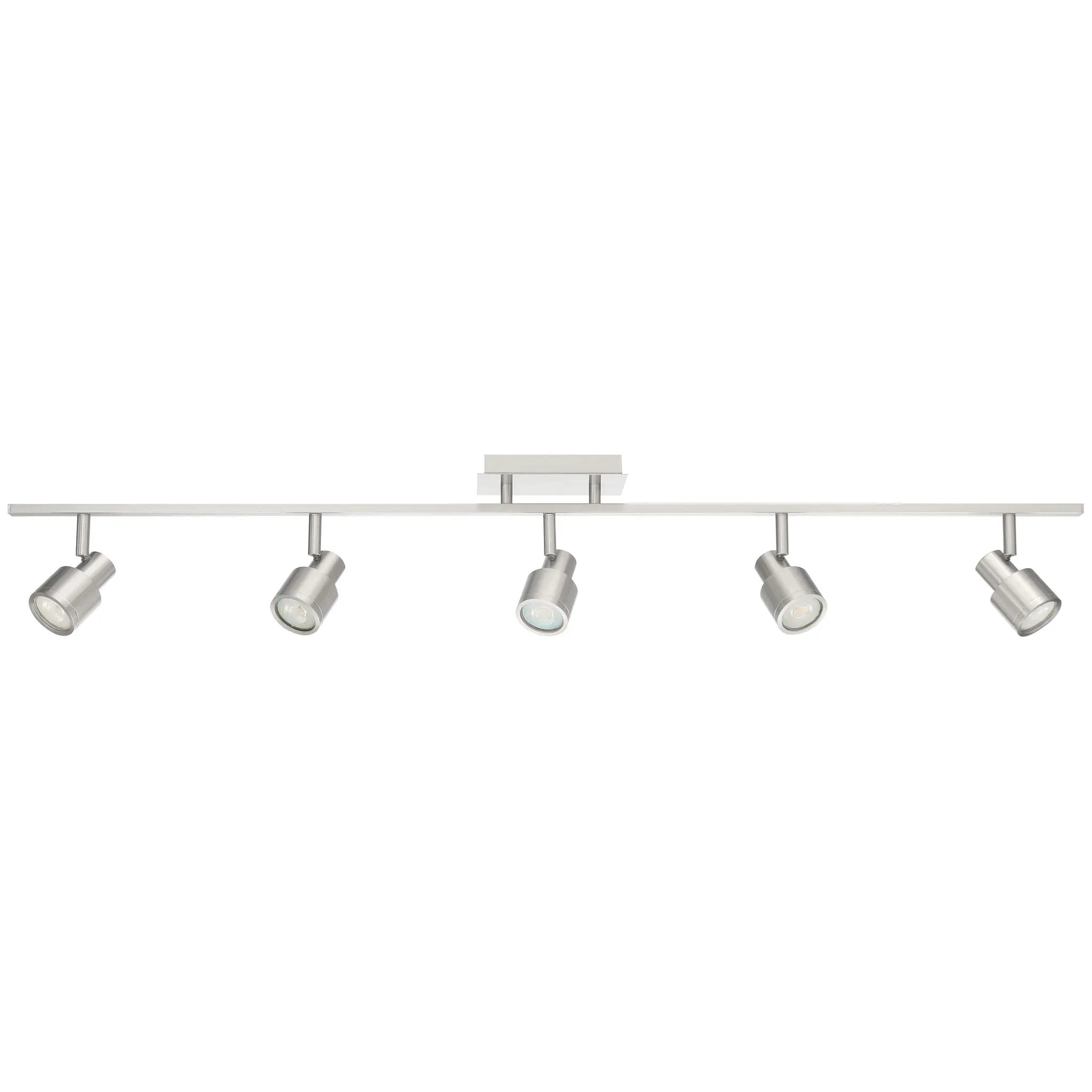brushed steel adjustable led track