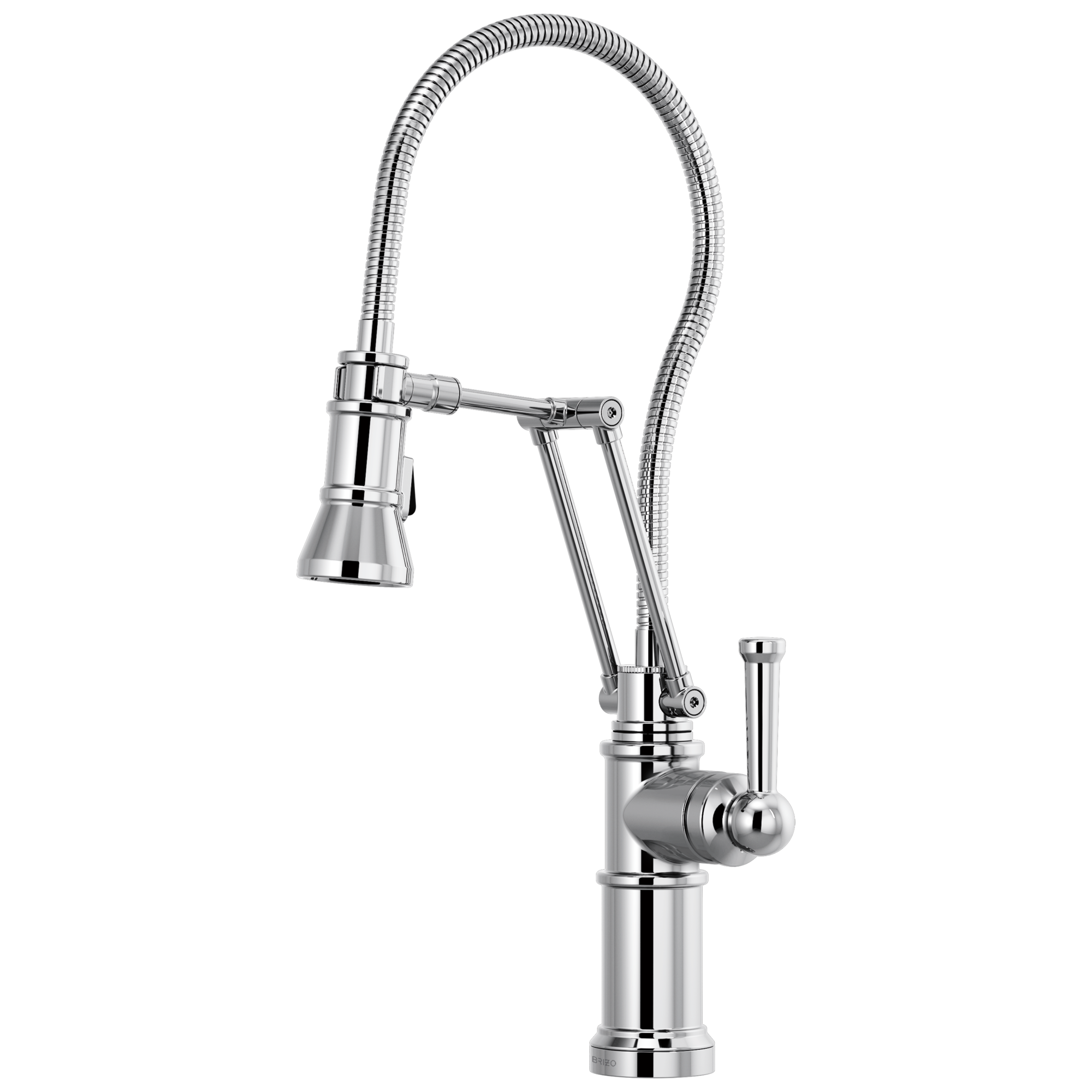 chrome articulating faucet