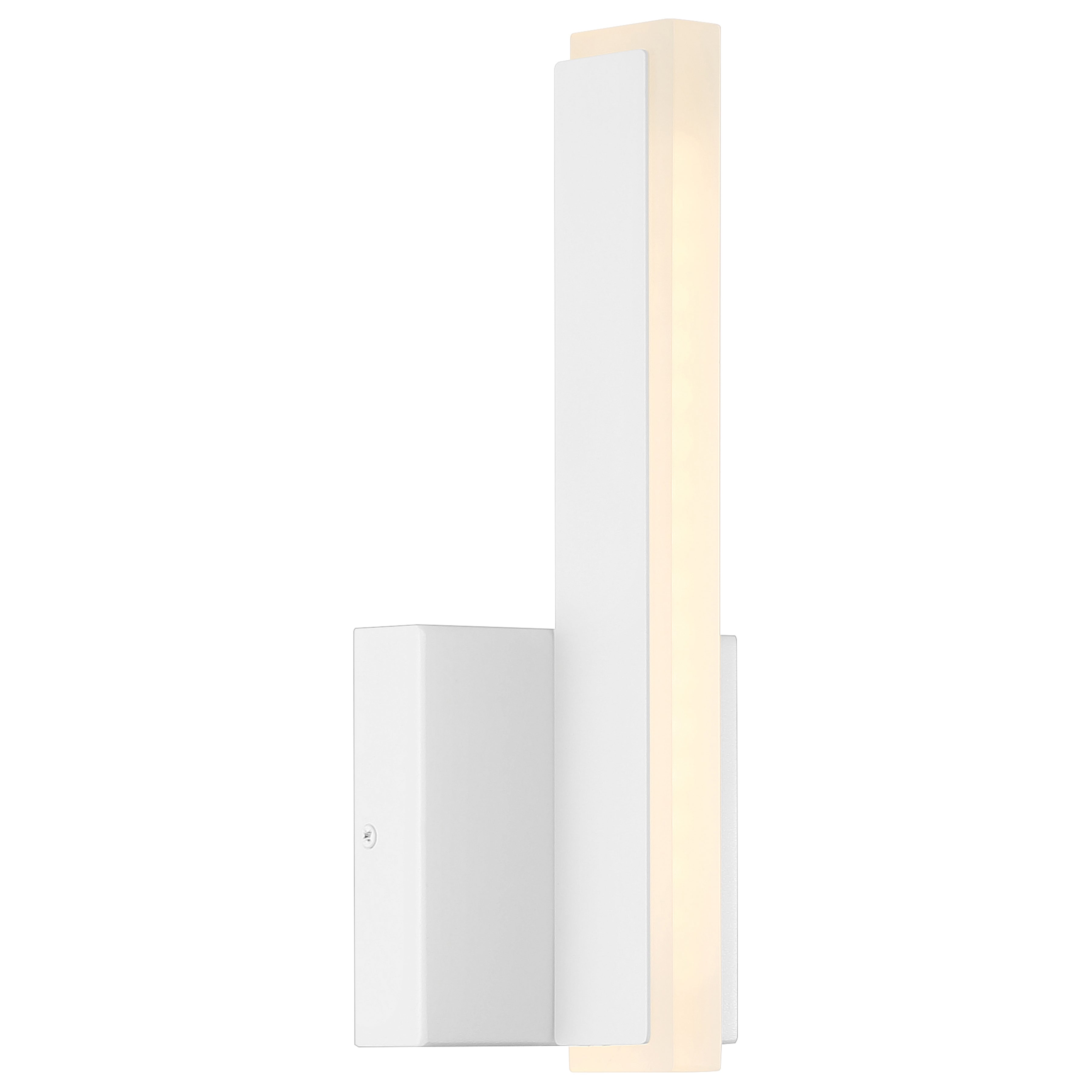 Access Lighting Illume Dual Voltage LED Wall Sconce - Matte White