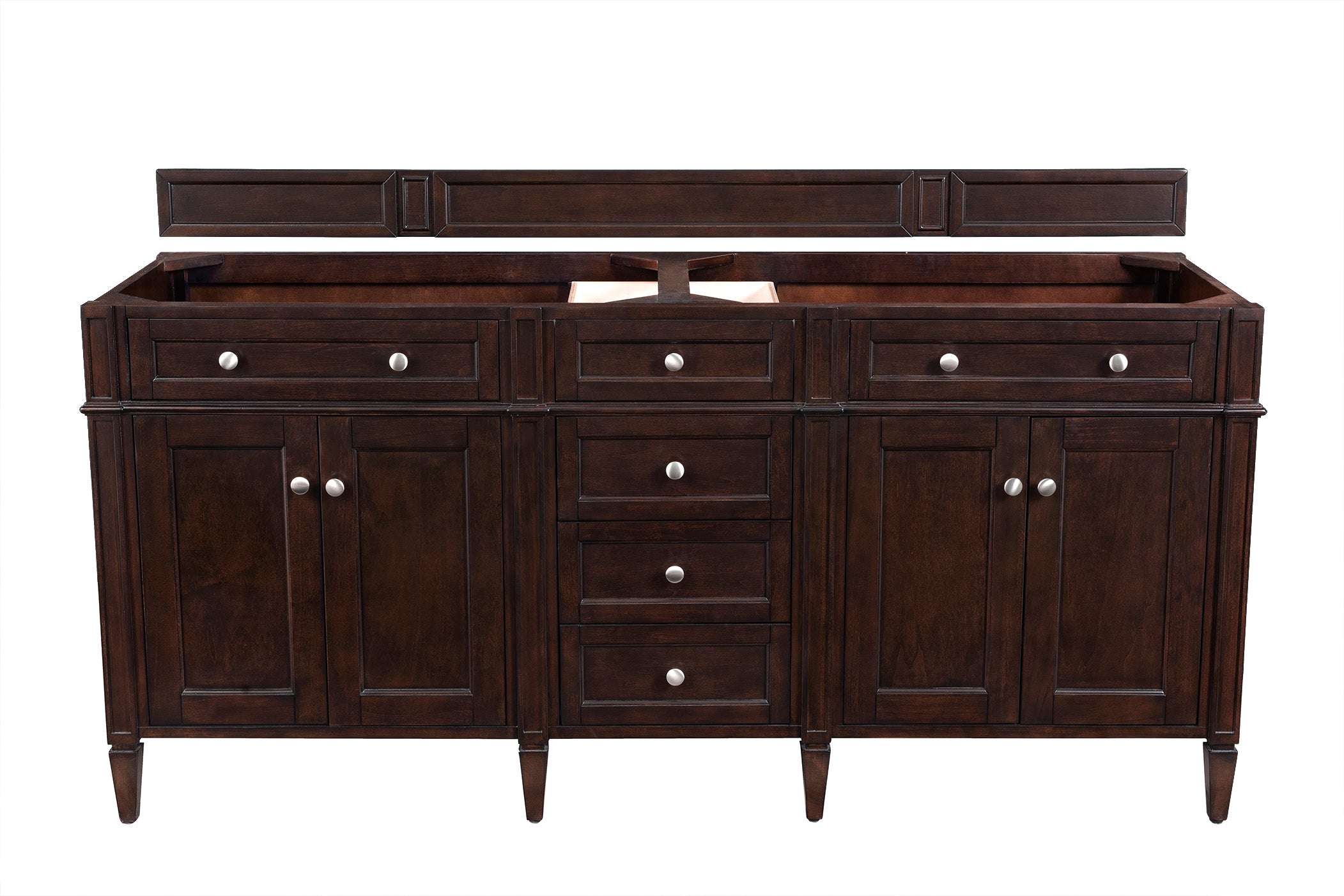 James Martin Vanities Brittany 72" Double Vanity - Burnished Mahogany