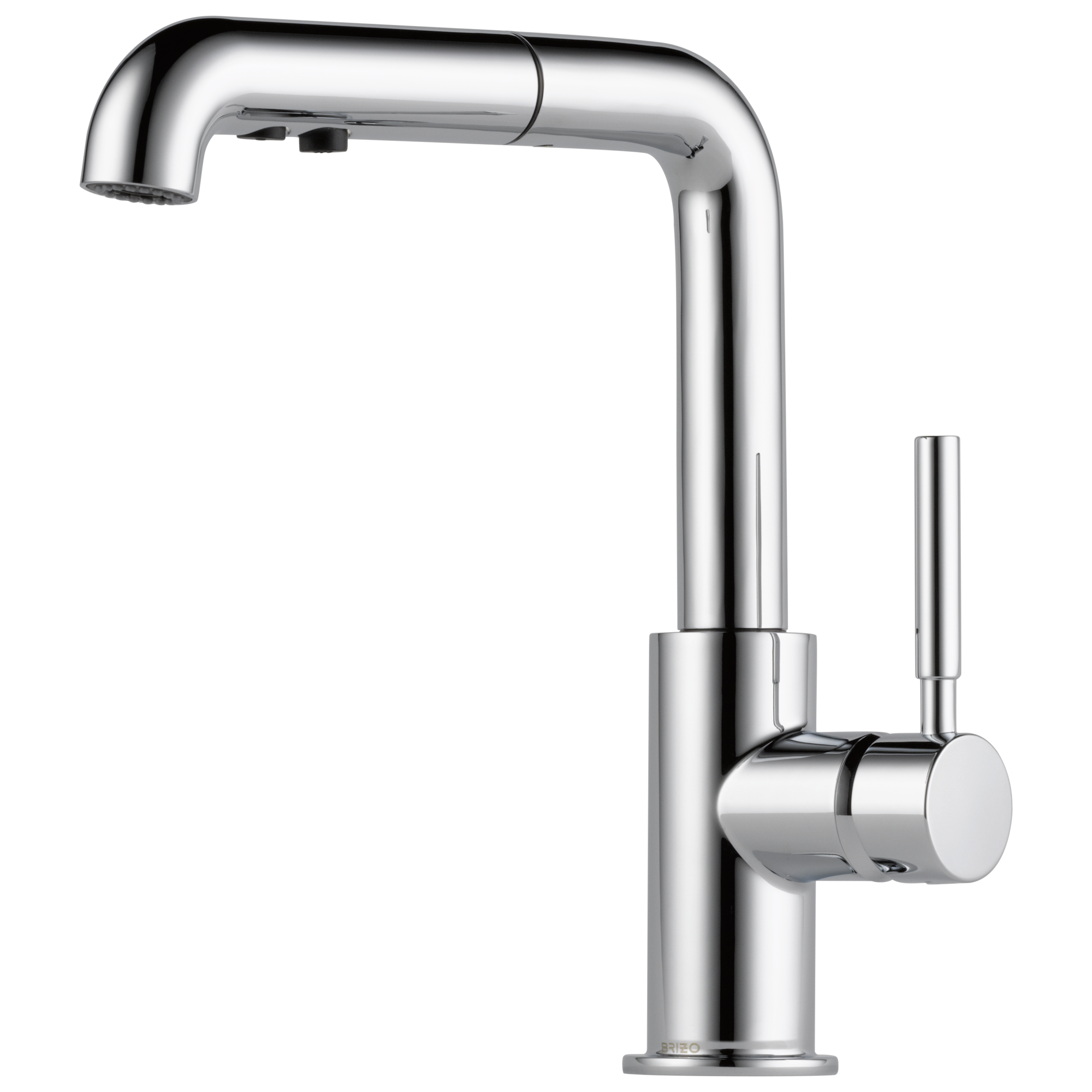 chrome kitchen faucet