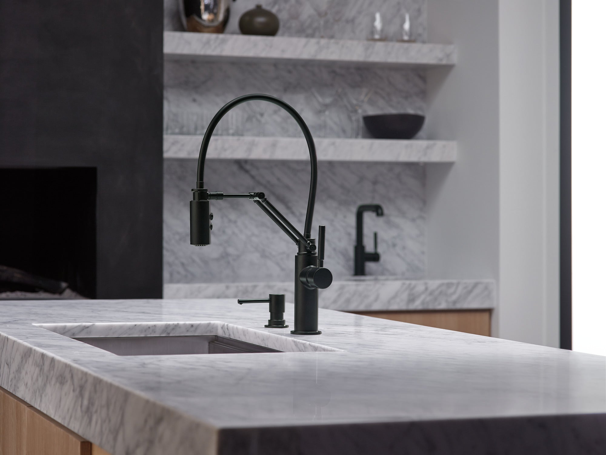 matte black kitchen faucet