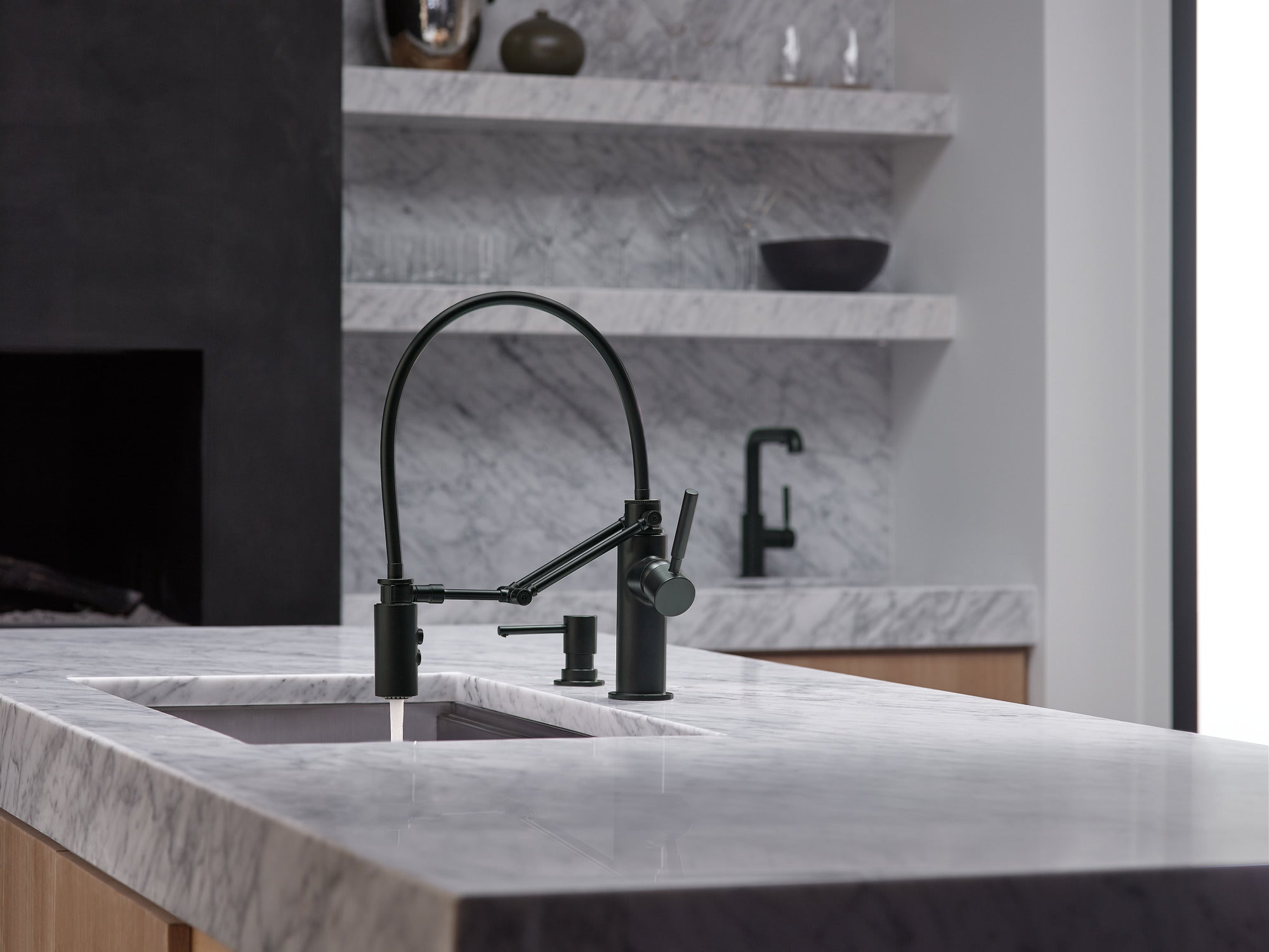 matte black kitchen faucet