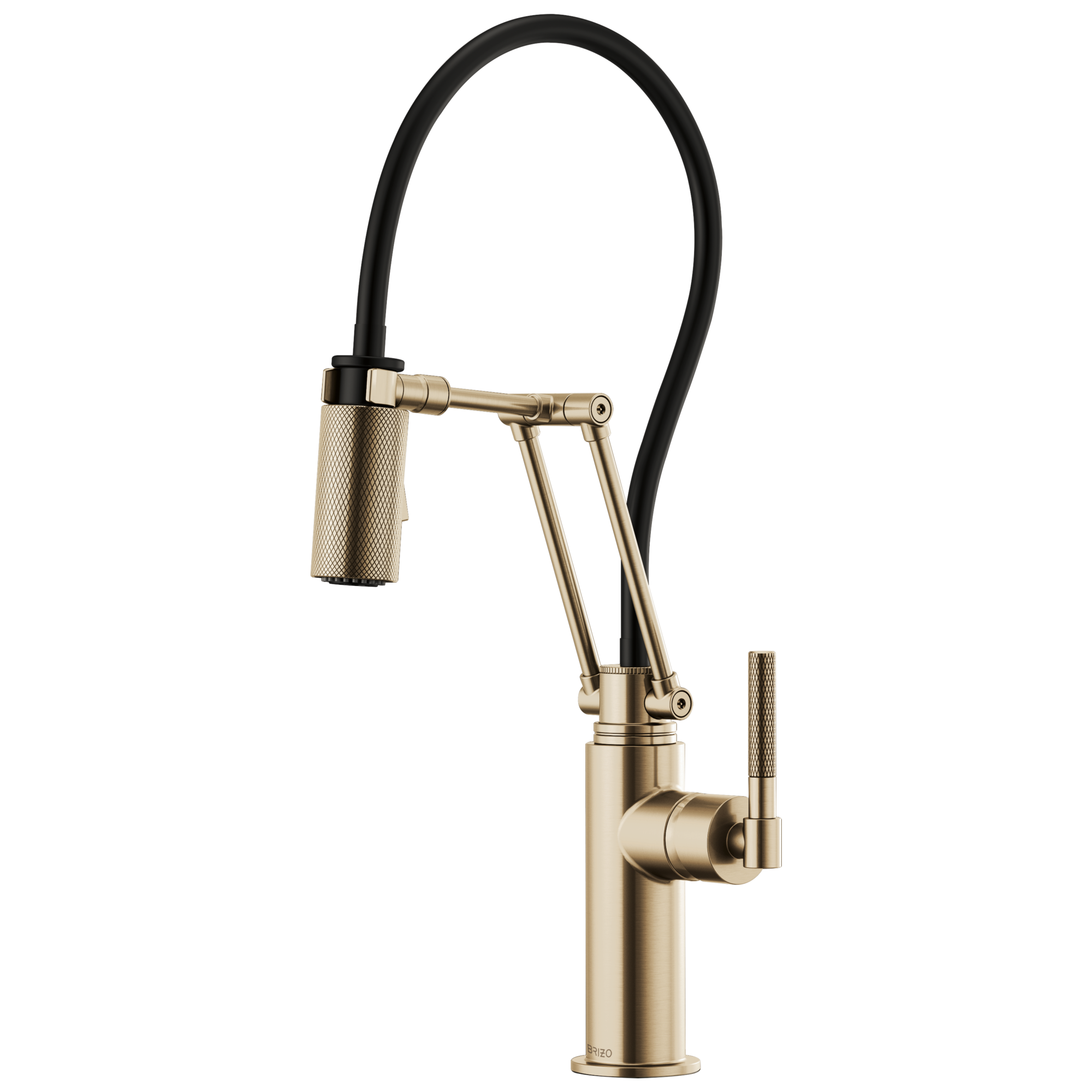 Brizo Litze Articulating Faucet with Knurled Handle