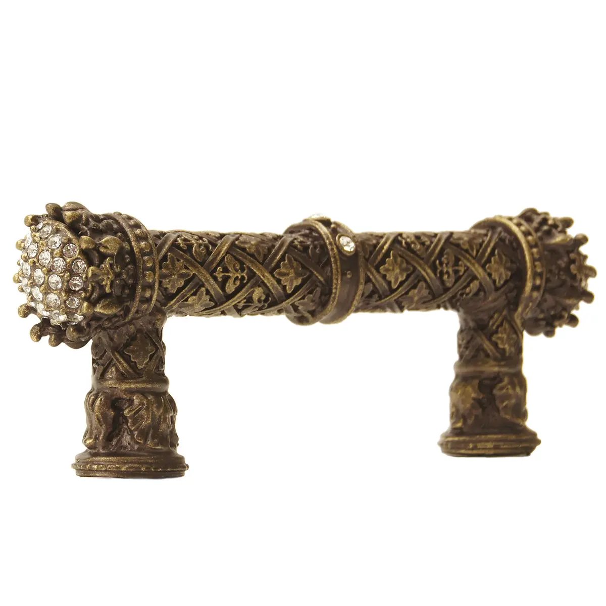 antique brass pull
