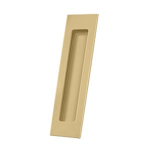 Deltana 7" x 1-7/8" x 3/8" Solid Brass Rectangular Flush Pull