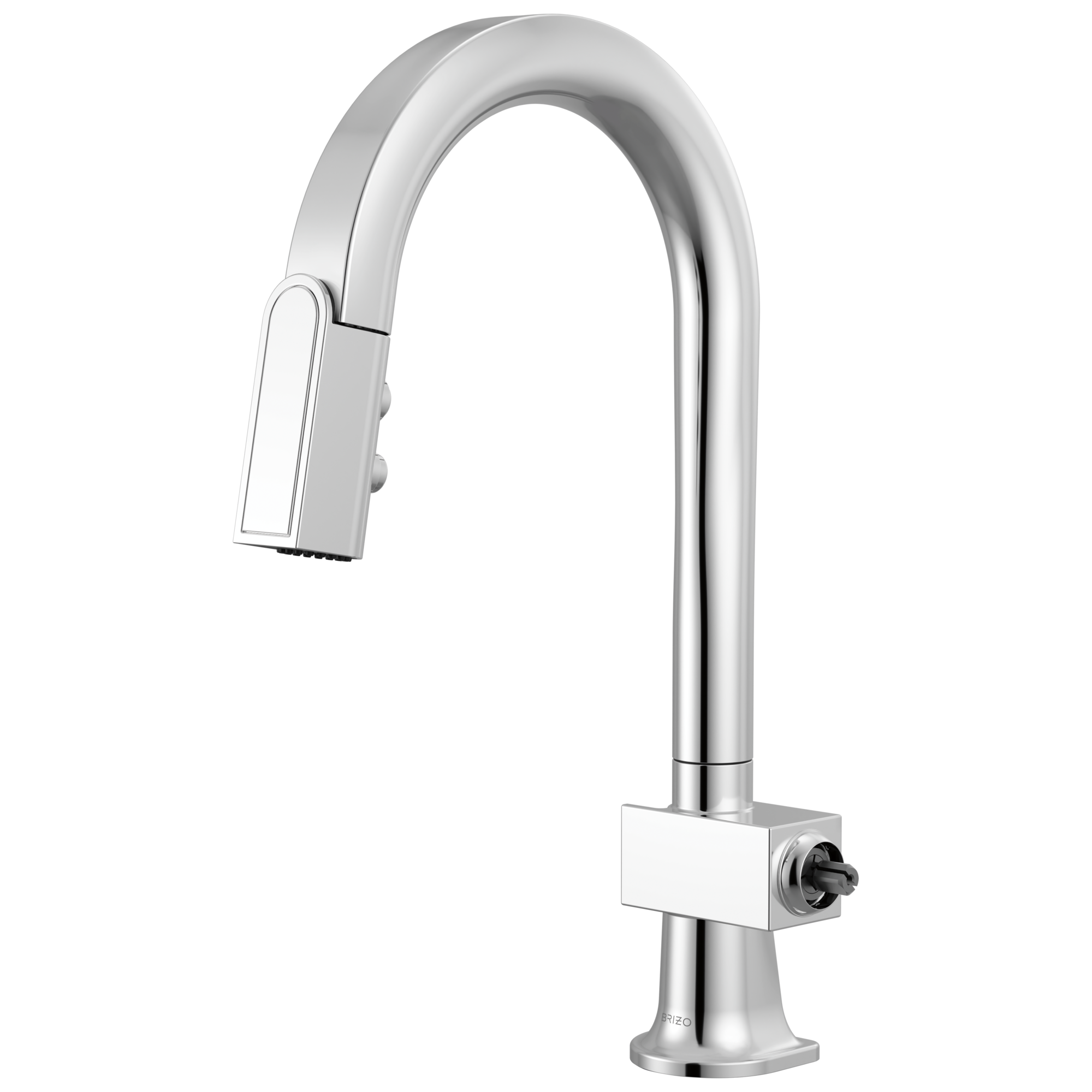 chrome kitchen faucet