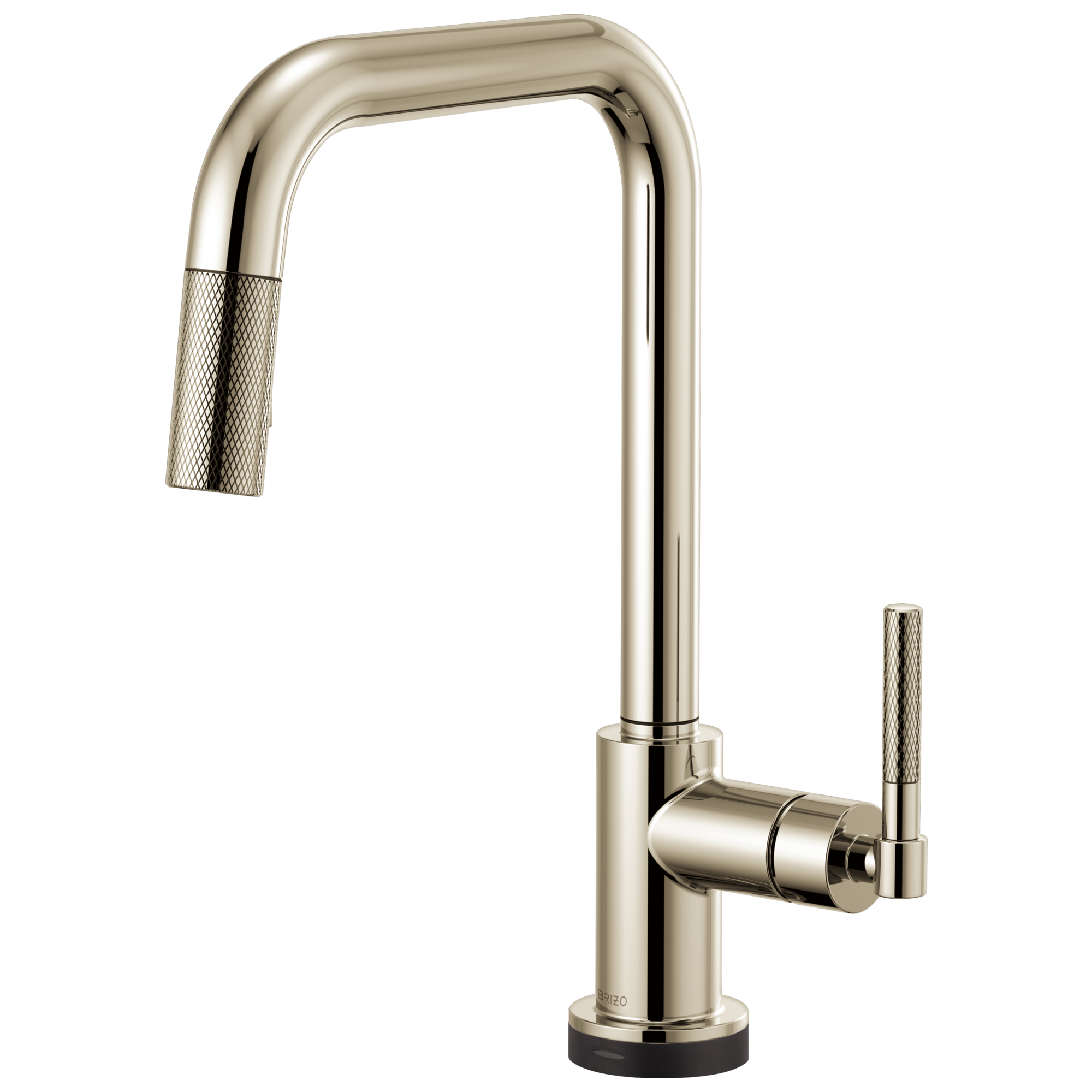 Brizo Litze Smart Touch Pull-Down Kitchen Faucet with Square Spout and Knurled Handle