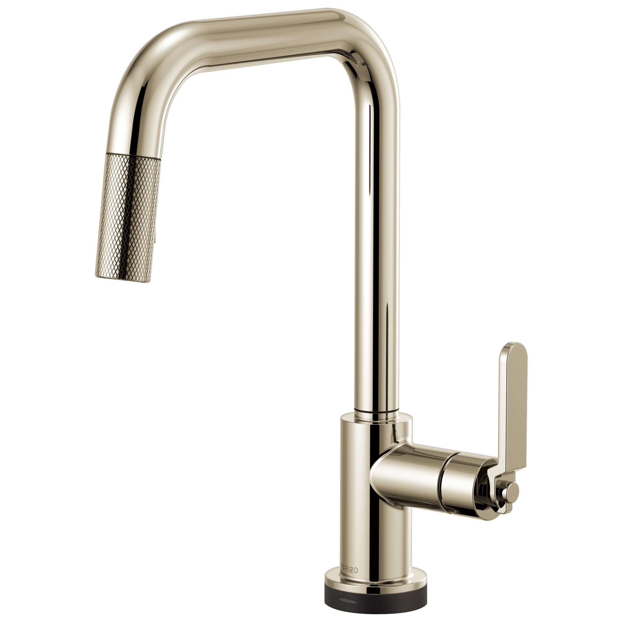 Brizo Litze Smart Touch Pull-Down Kitchen Faucet with Square Spout and Industrial Handle