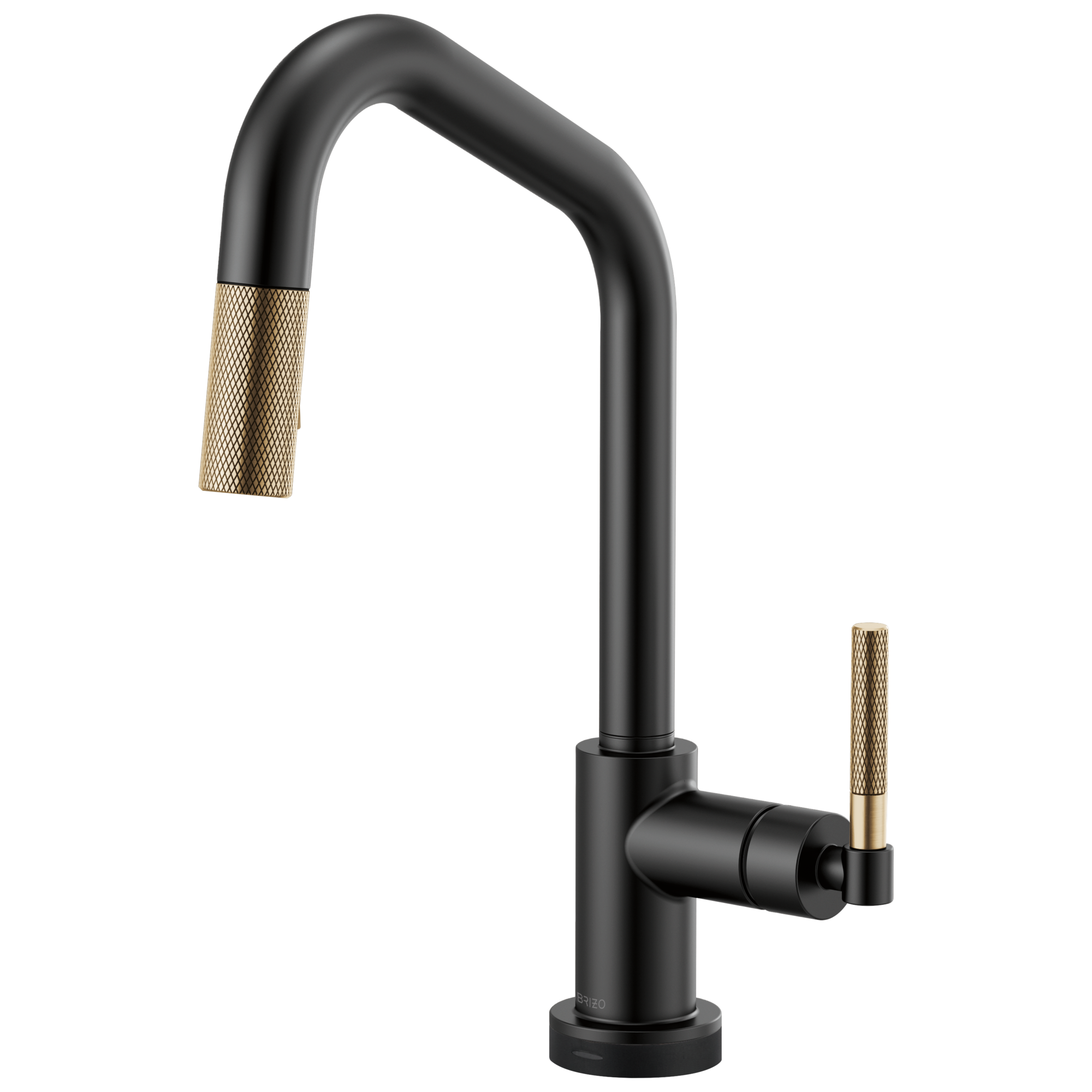 Brizo Litze Smart Touch Pull-Down Kitchen Faucet with Angled Spout and Knurled Handle