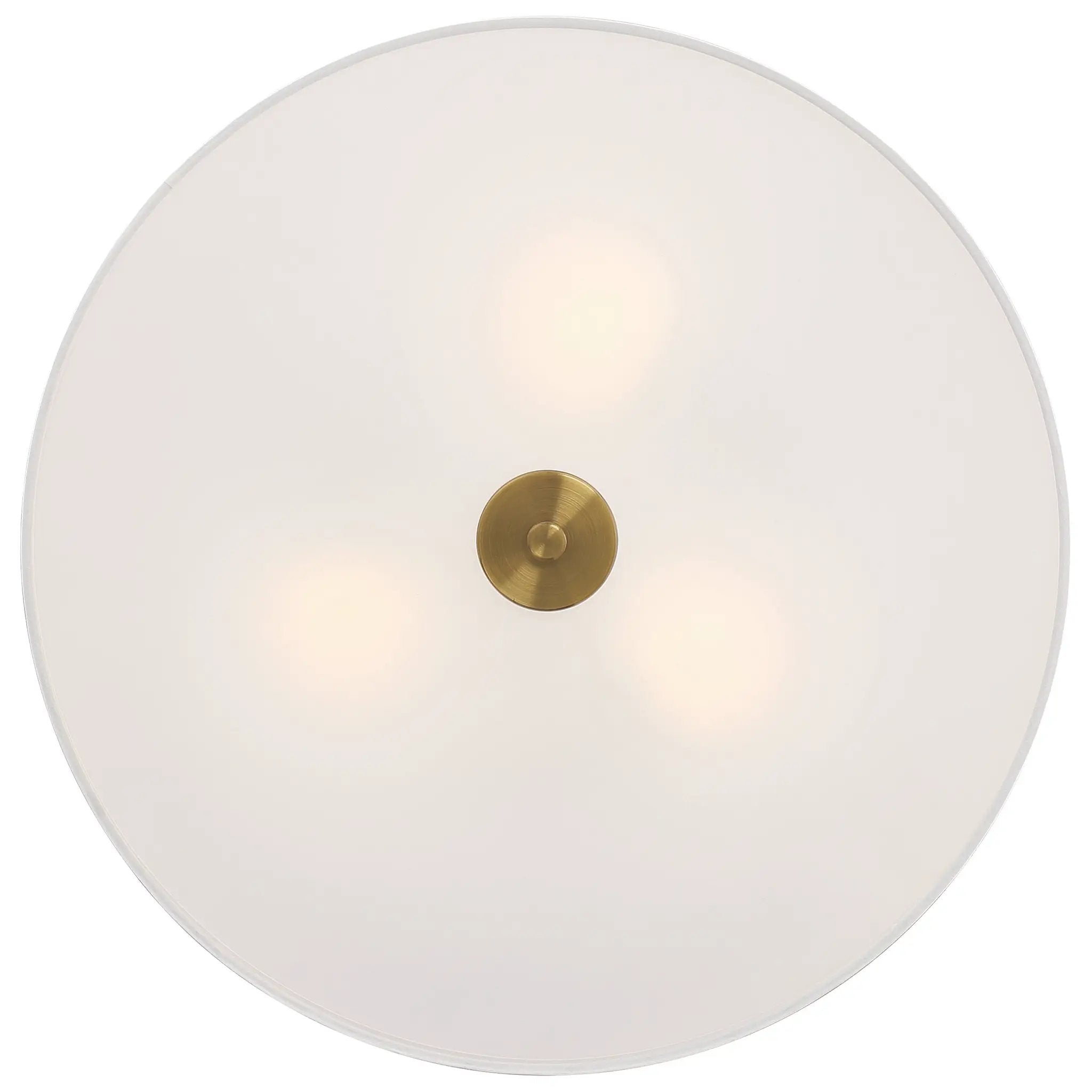 brushed steel led flush mount