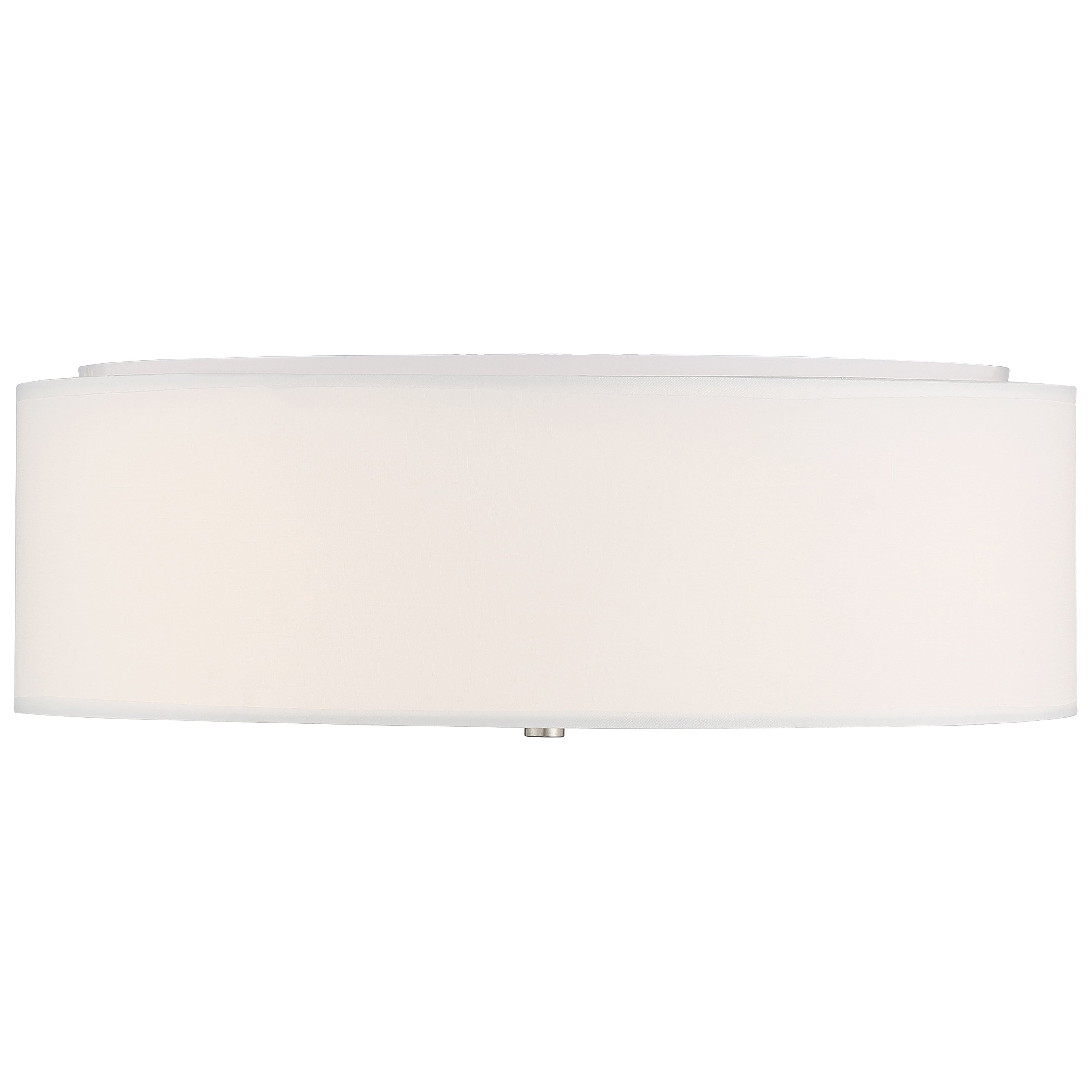 brushed steel led flush mount