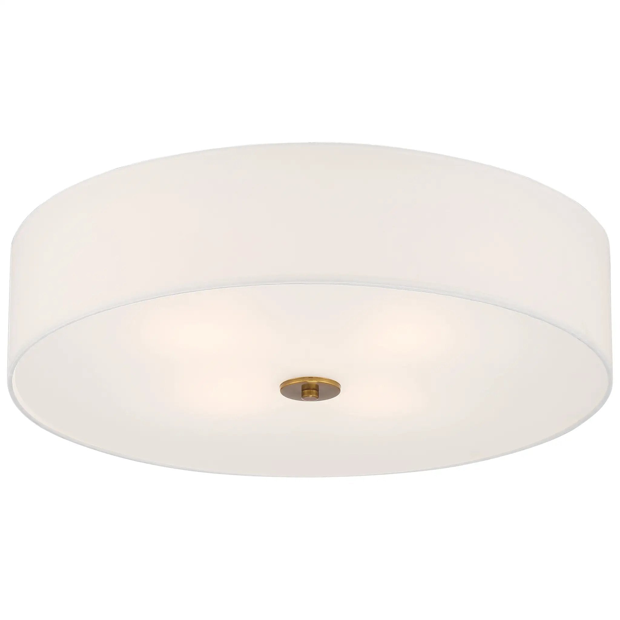 antique brushed brass led flush mount