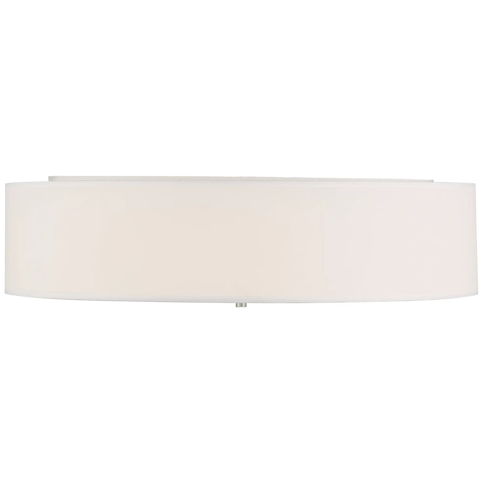 brushed steel led flush mount