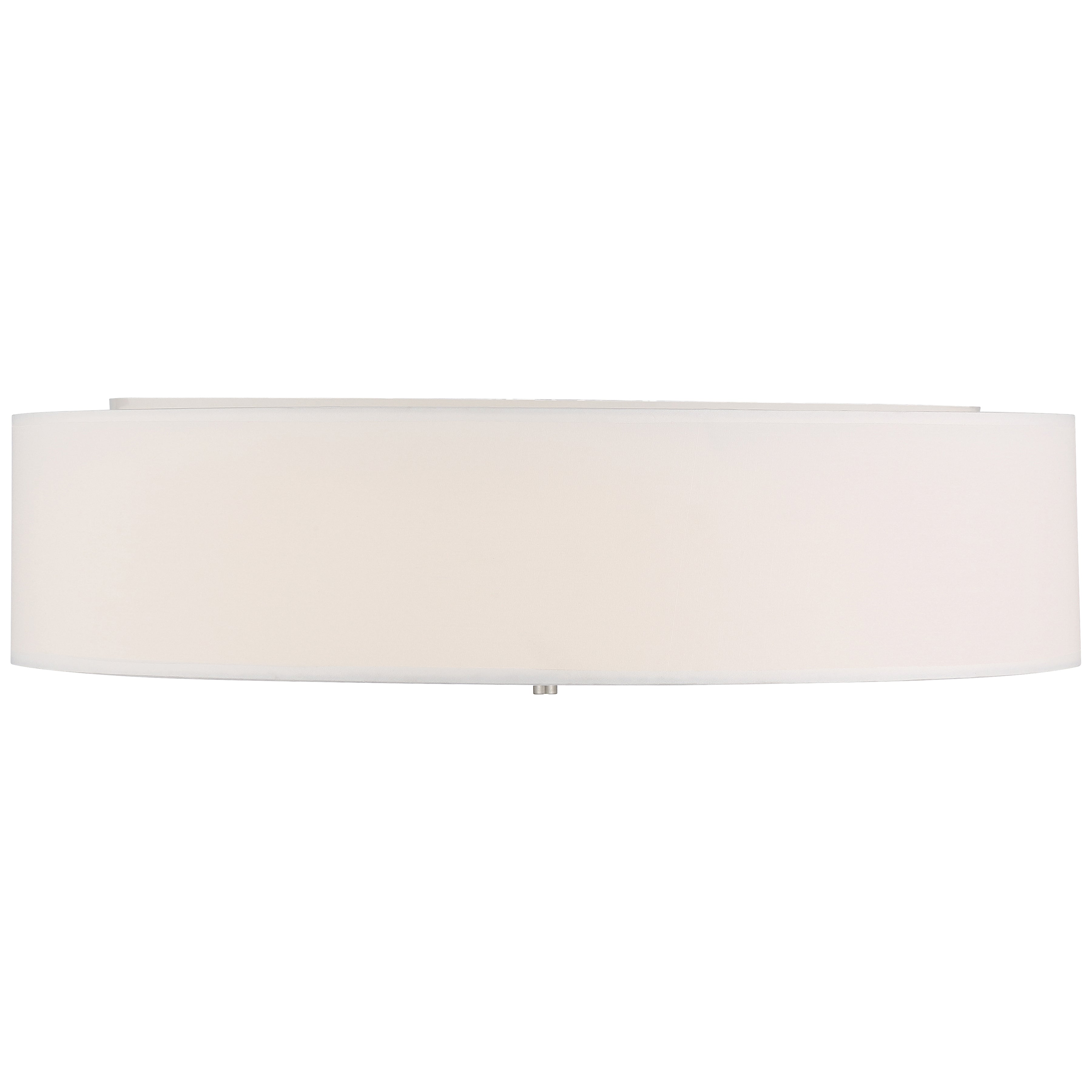 brushed steel led flush mount