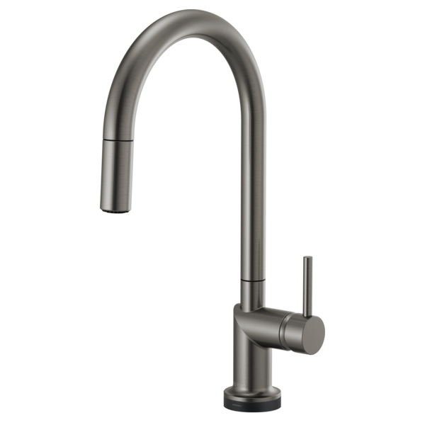 luxe steel pull-down faucet
