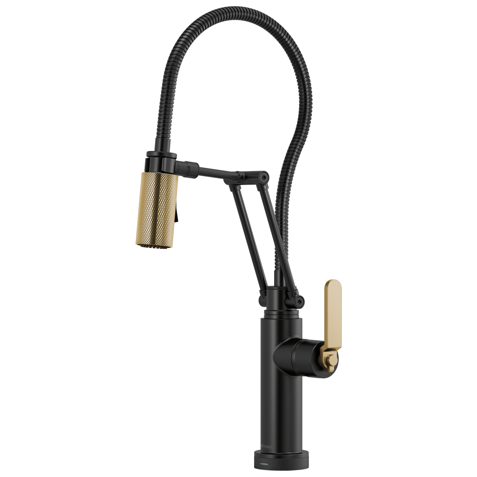 Brizo Litze Smart Touch Articulating Kitchen Faucet with Finished Hose