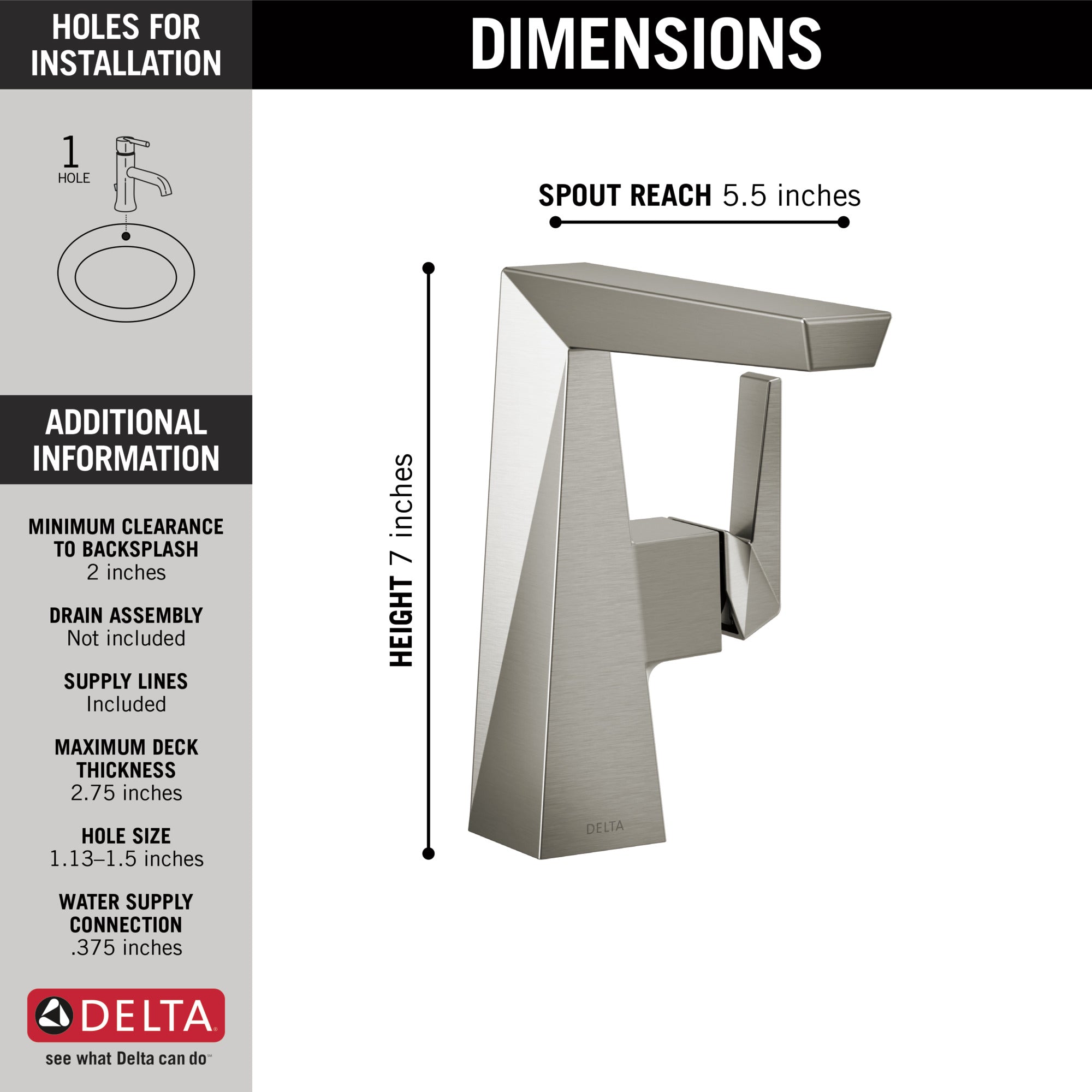 lumicoat stainless bathroom faucet