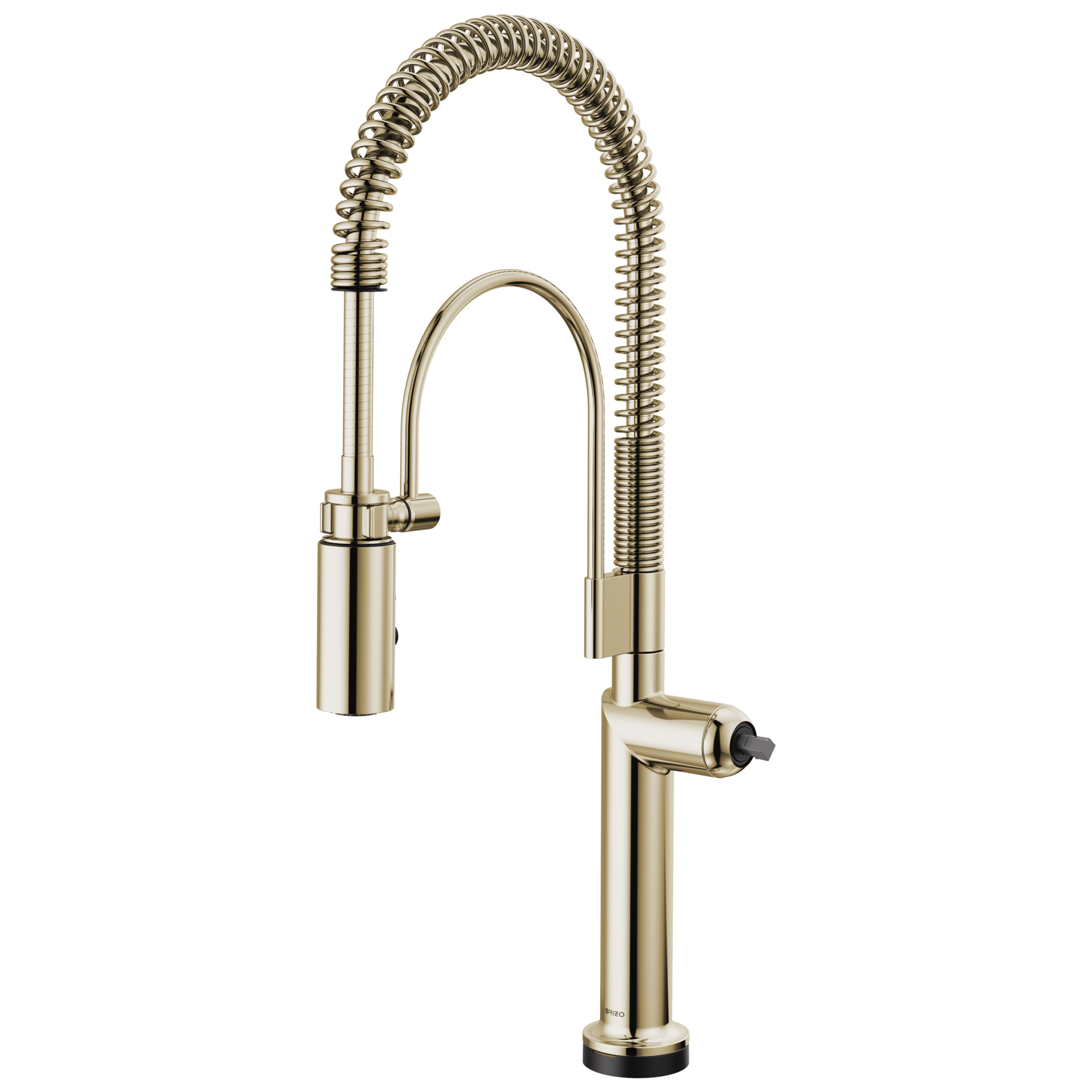 polished nickel kitchen faucet