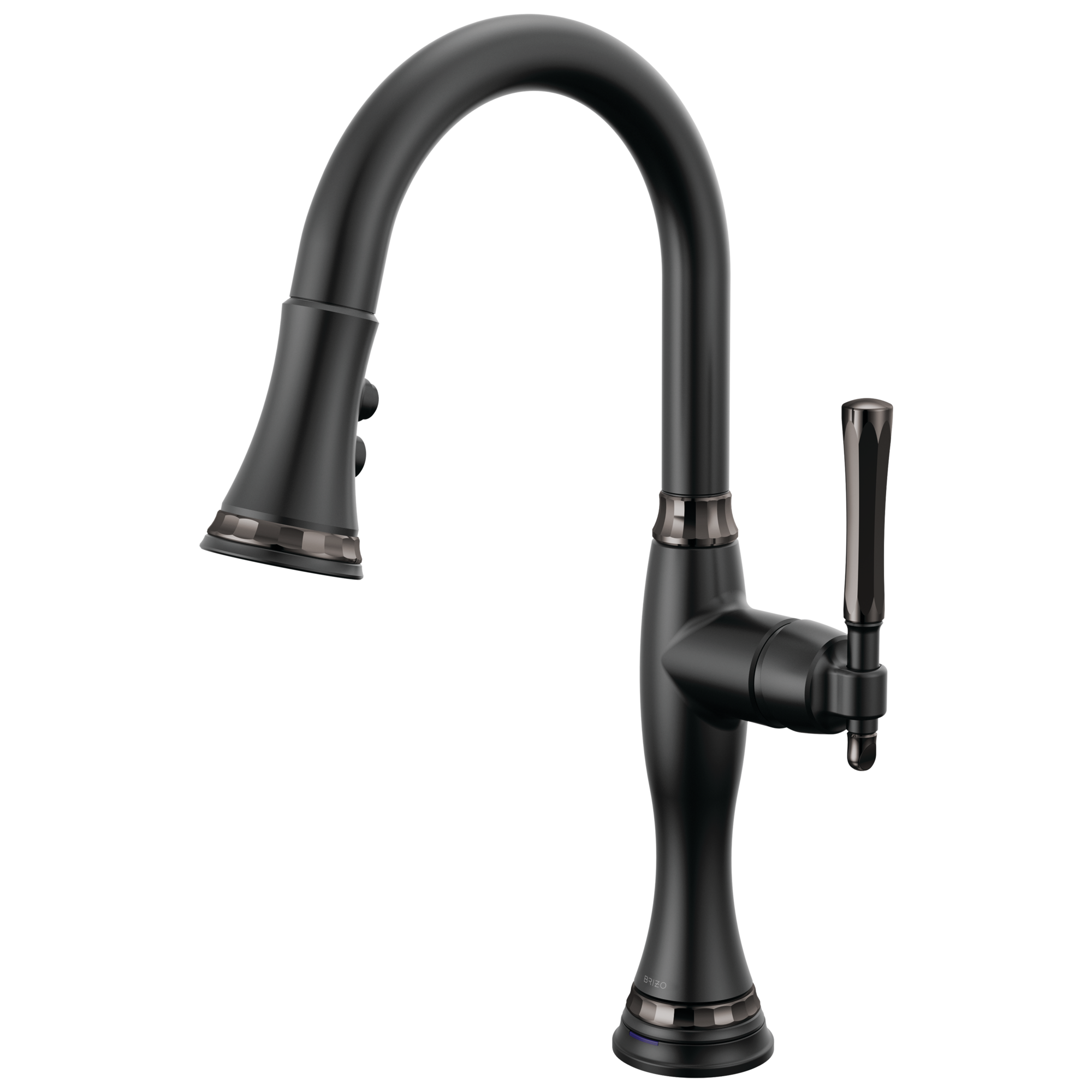 matte black / brilliance black onyx kitchen faucet