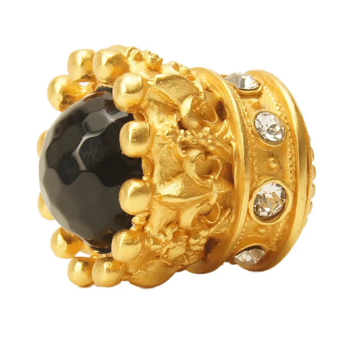 satin gold knob