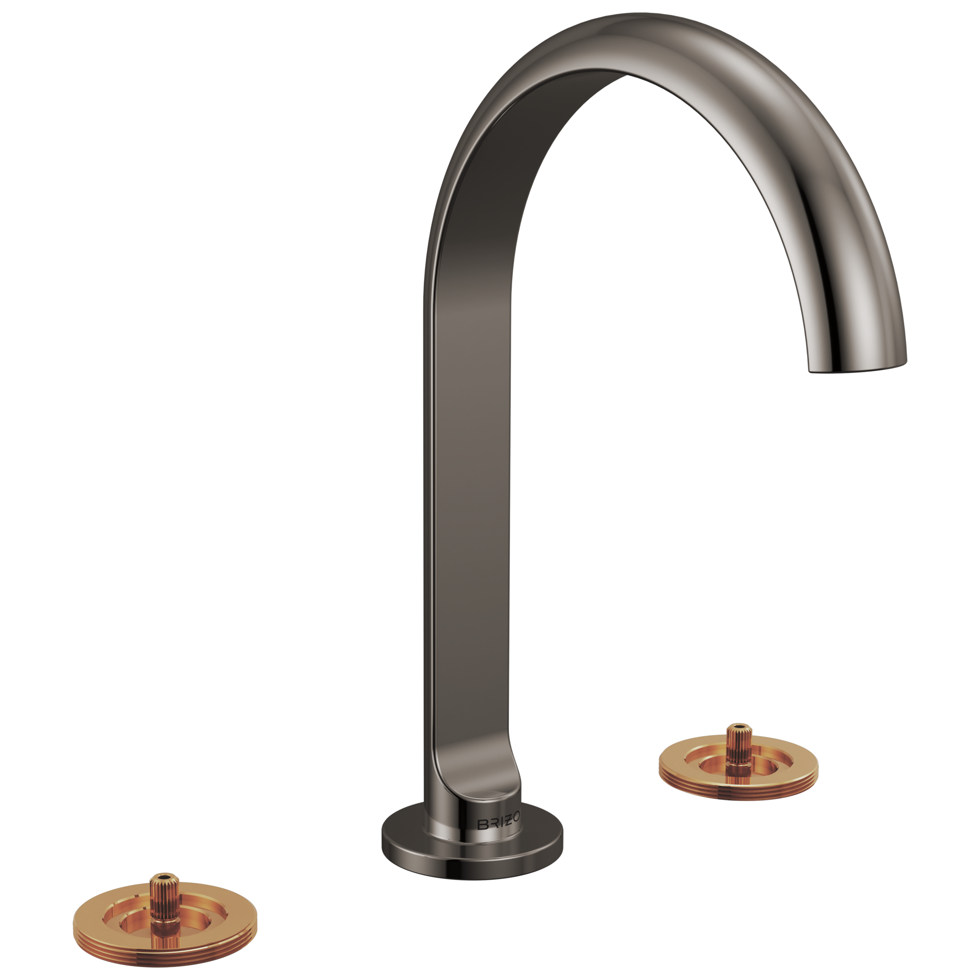 Brizo Roccesco Widespread Lavatory Faucet with Arc Spout - Less Handles