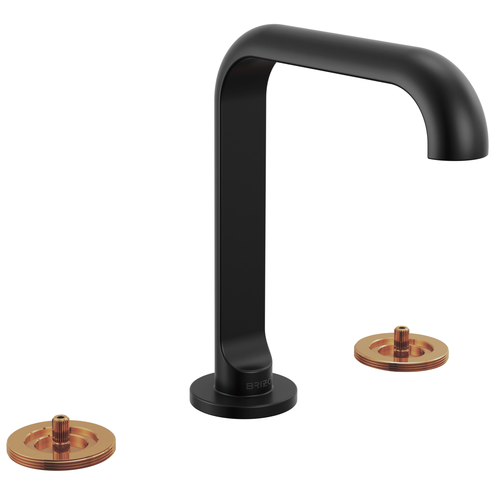 Brizo Roccesco Widespread Lavatory Faucet with Square Spout - Less Handles