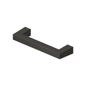 Deltana 3-1/2" Solid Brass Modern Square Bar Pull, HD