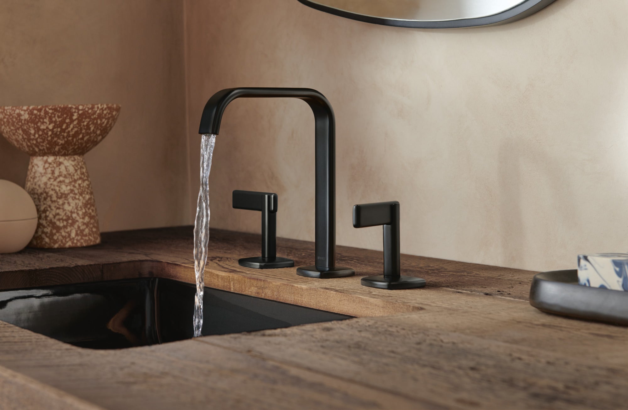 Brizo 65368LF Allaria Widespread Lavatory Faucet with Square Spout