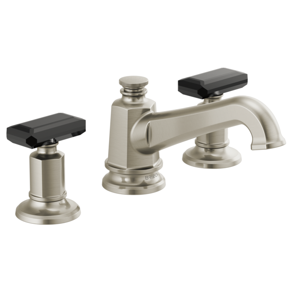 Brizo Invari Widespread Lavatory Faucet with Angled Spout - Less Handles 1.5 GPM