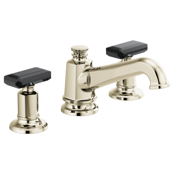 Brizo Invari Widespread Lavatory Faucet with Angled Spout - Less Handles 1.5 GPM