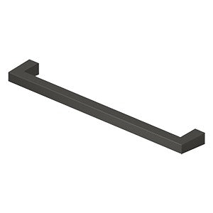 Deltana 8" Solid Brass Modern Square Bar Pull, HD