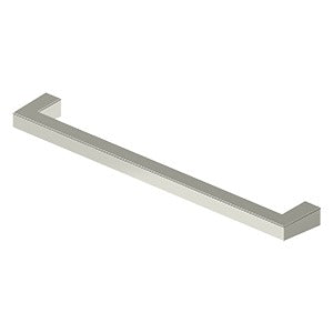 Deltana 8" Solid Brass Modern Square Bar Pull, HD