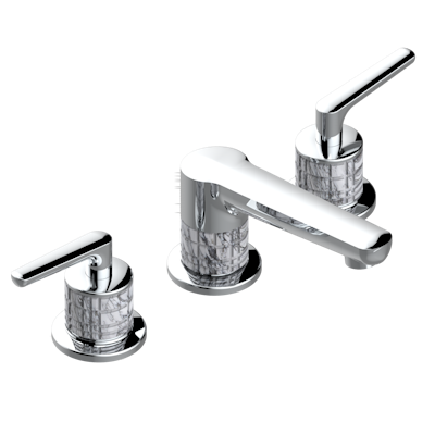 chrome polished faucet