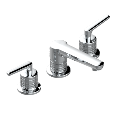 chrome polished faucet